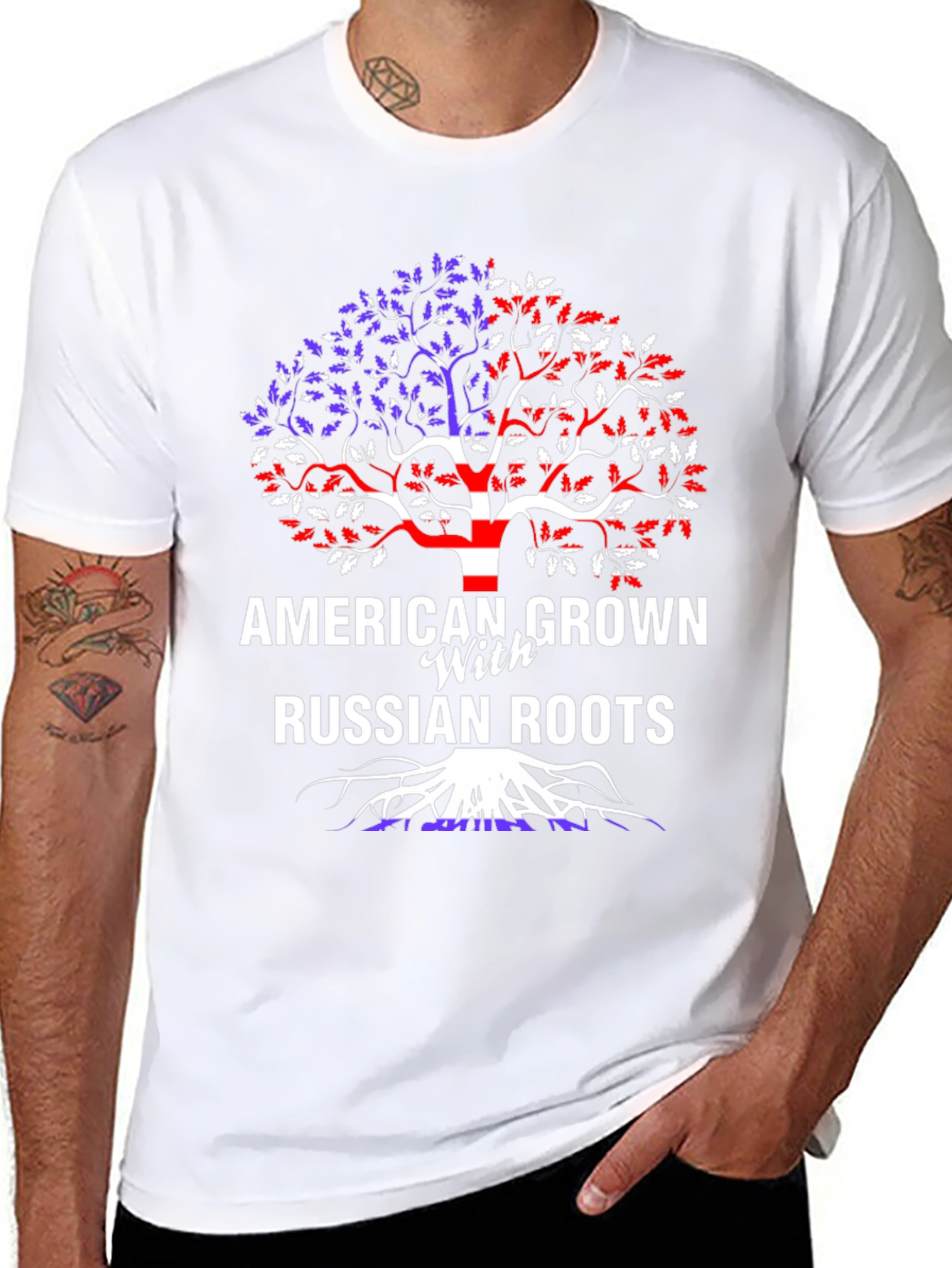 American Grown with Russian Roots T-Shirt