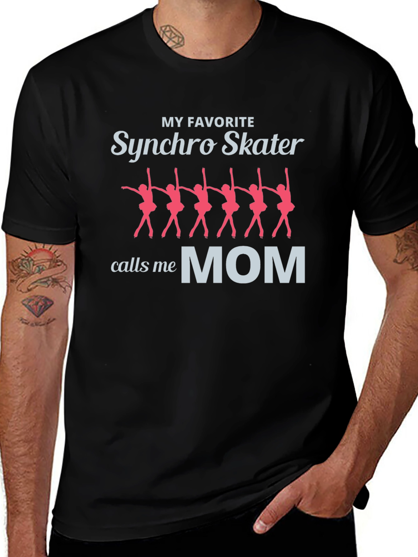 Synchro Skater Mom T-Shirt - Dance Lover Gift