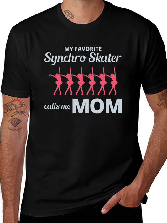 Synchro Skater Mom T-Shirt - Dance Lover Gift