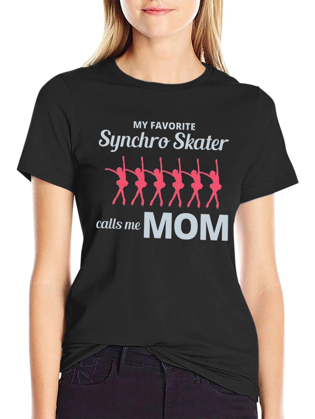Synchro Skater Mom T-Shirt - Dance Lover Gift