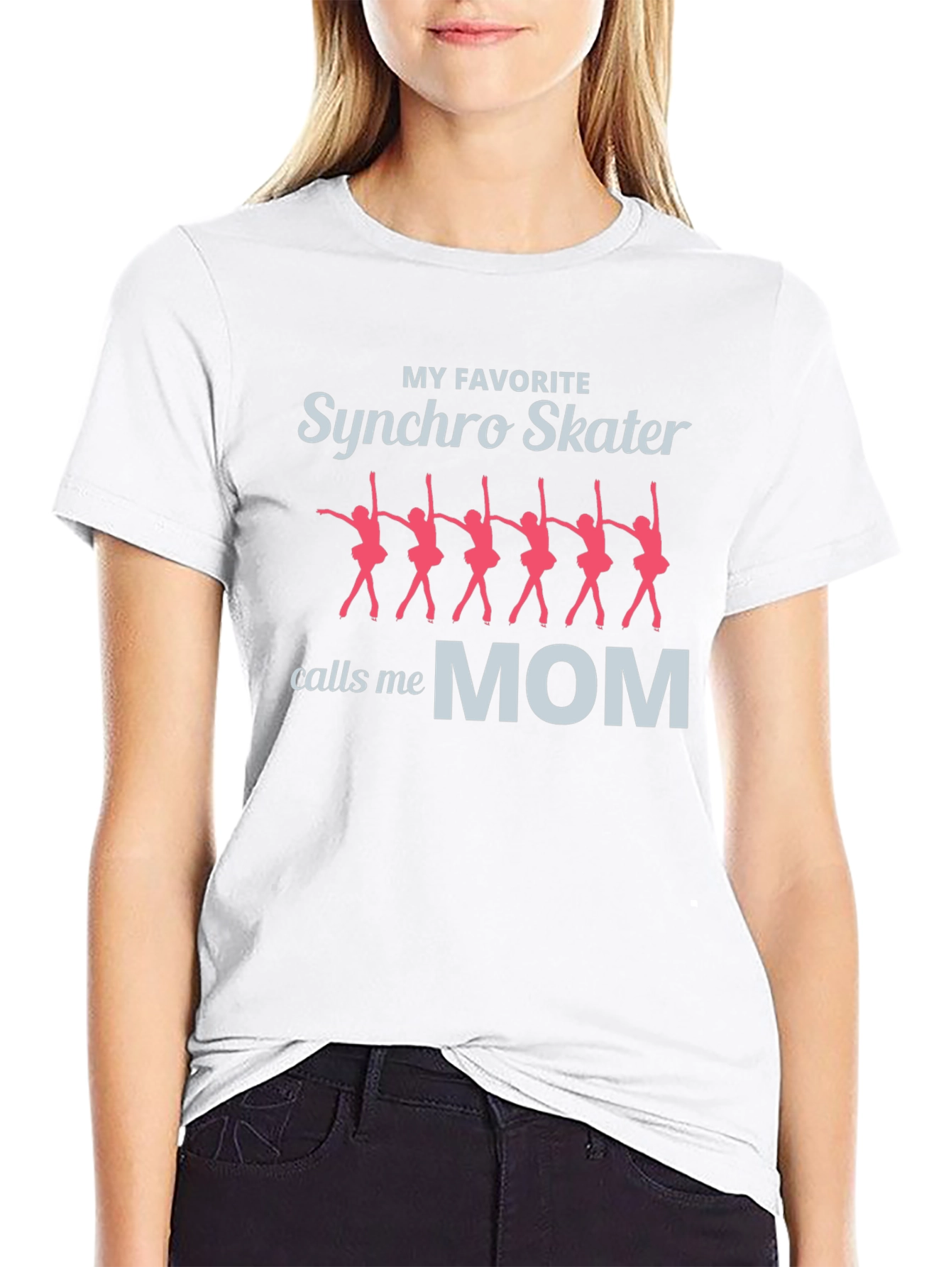 Synchro Skater Mom T-Shirt - Dance Lover Gift
