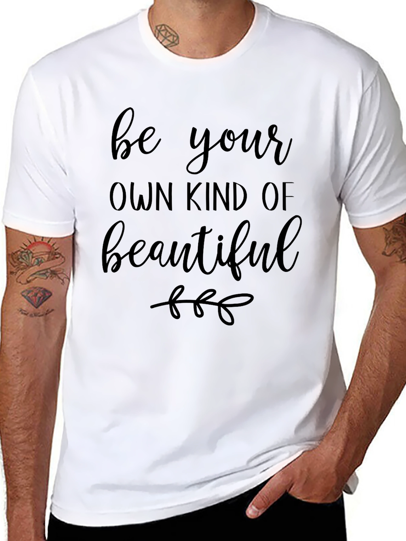 Be Your Own Kind of Beautiful Black Tee
