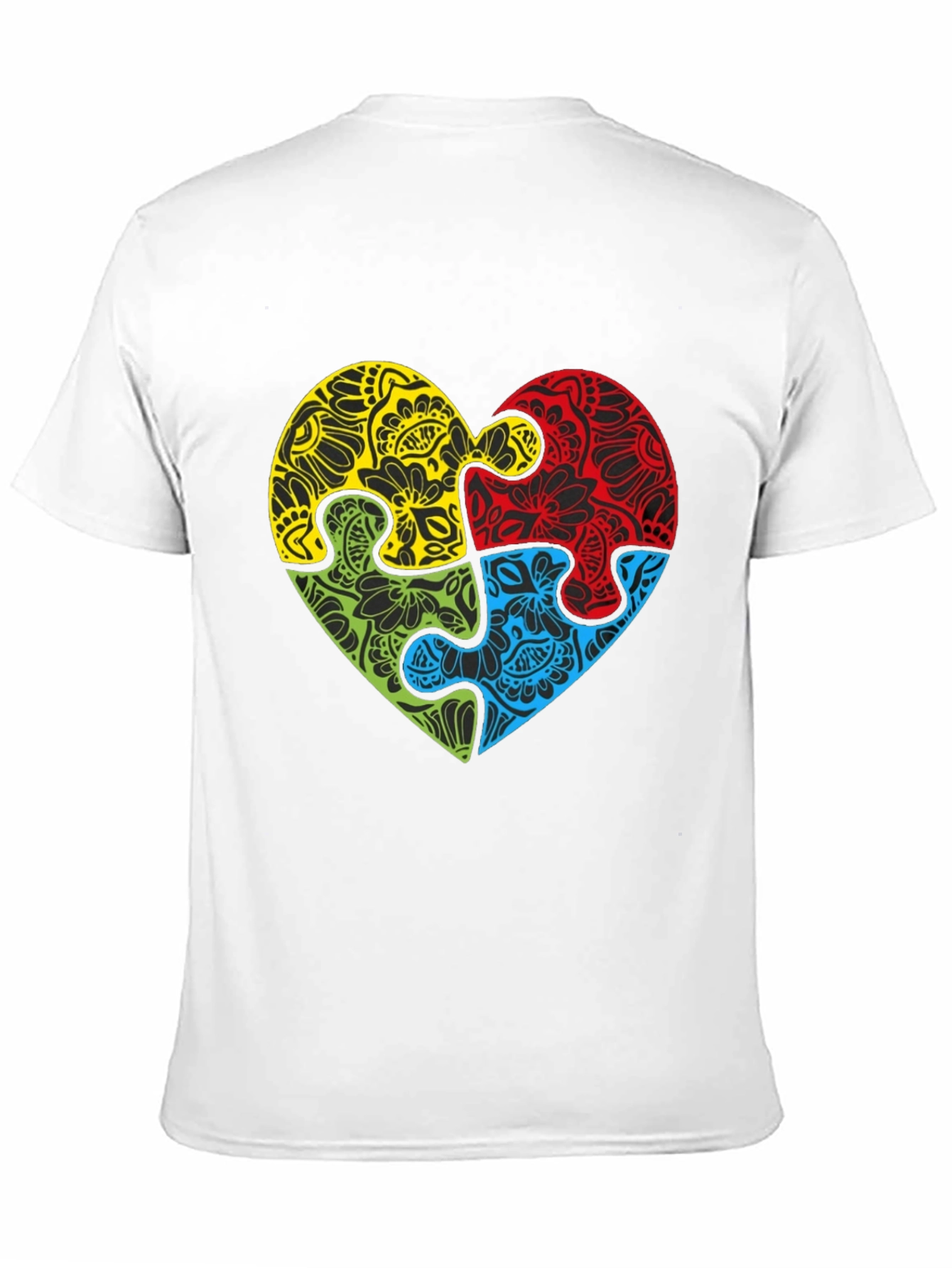 Autism Awareness Puzzle Heart T-Shirt