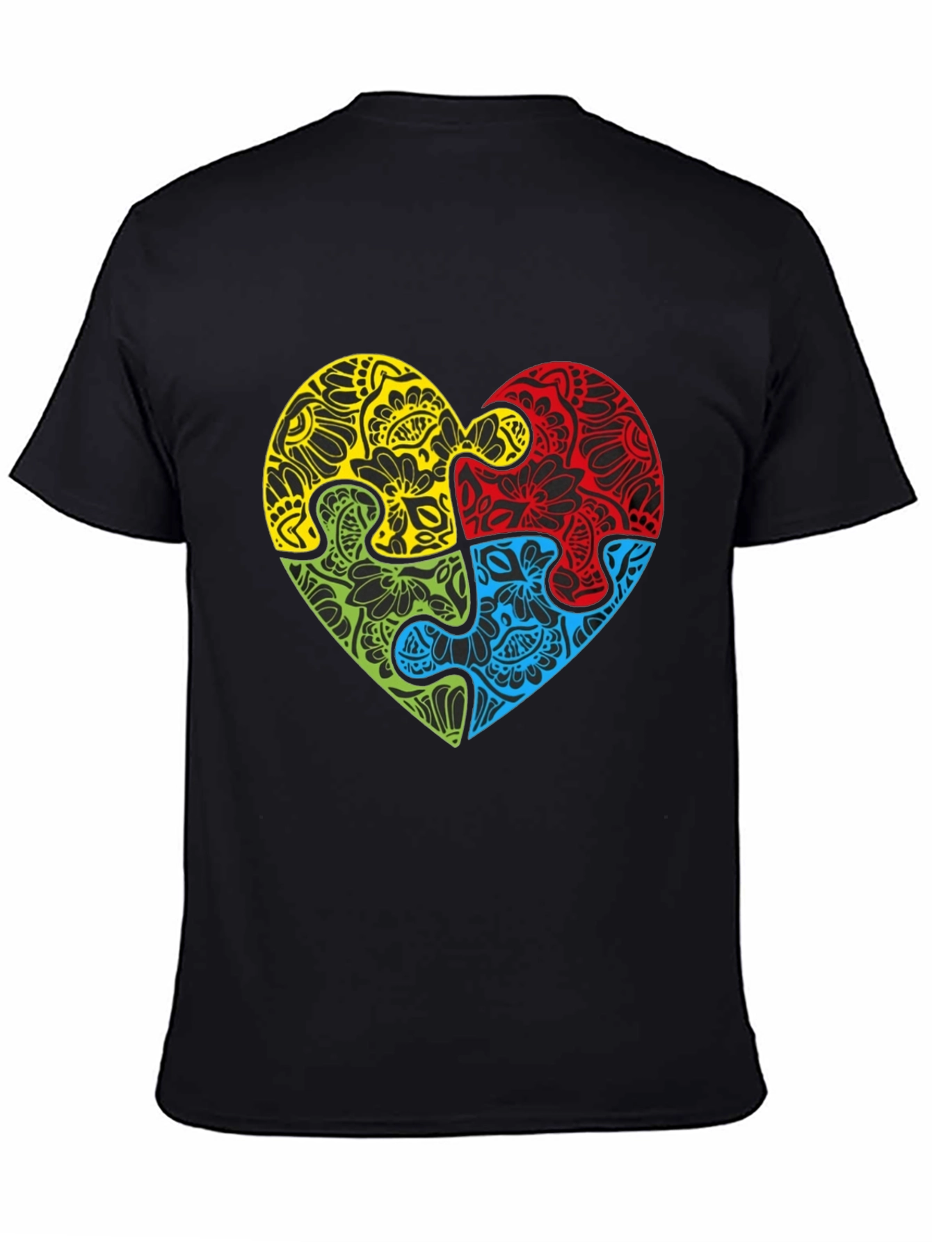 Autism Awareness Puzzle Heart T-Shirt