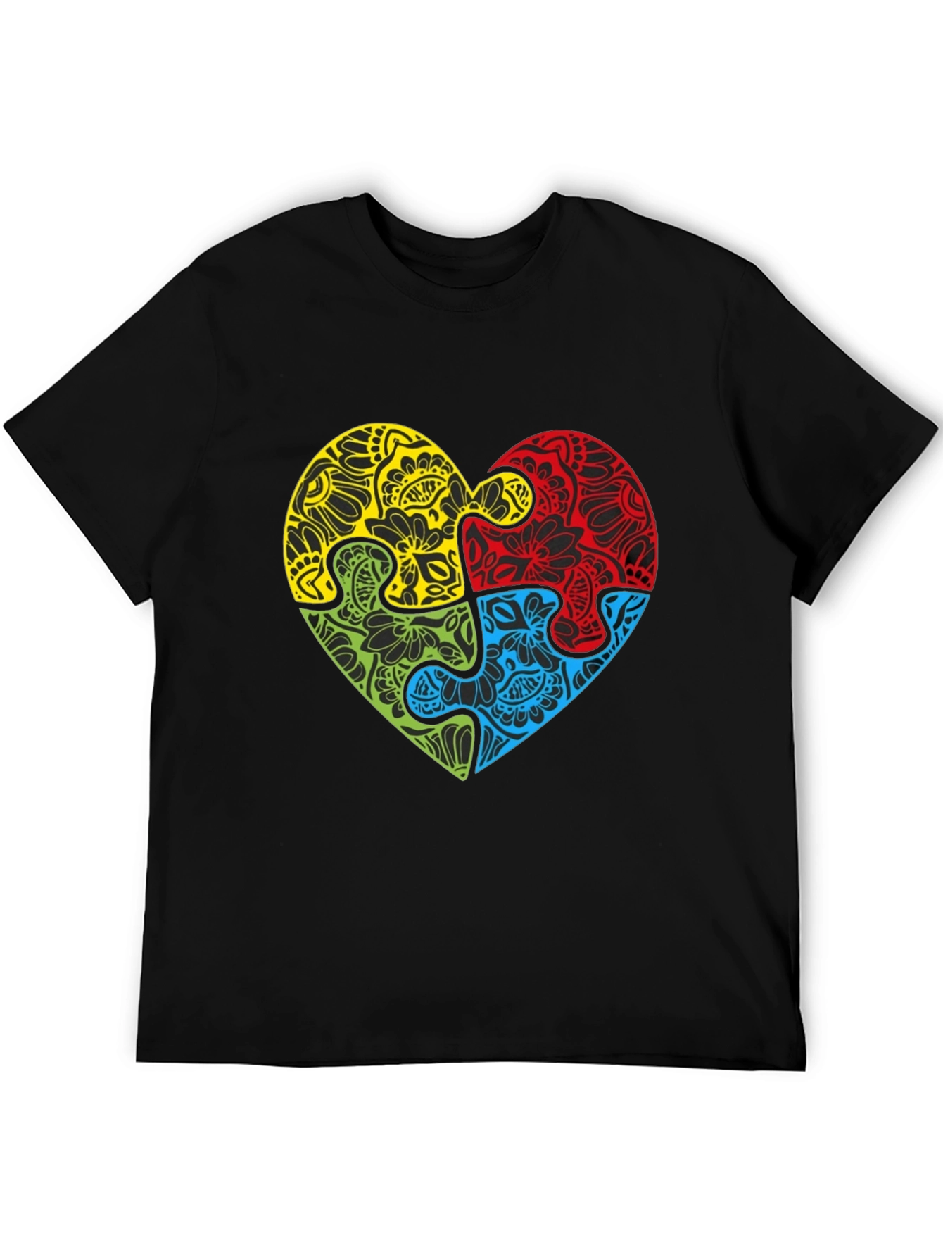 Autism Awareness Puzzle Heart T-Shirt