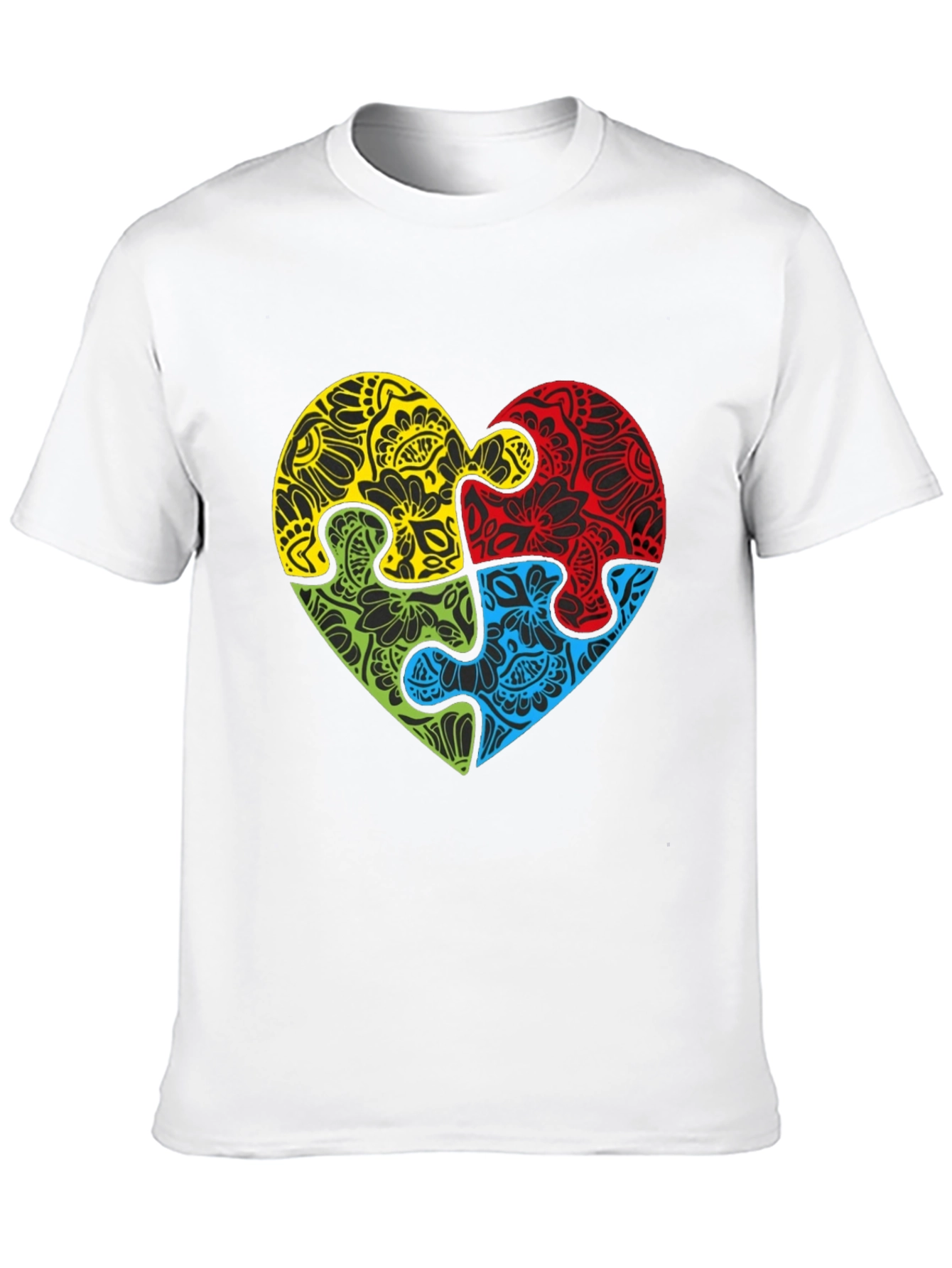 Autism Awareness Puzzle Heart T-Shirt
