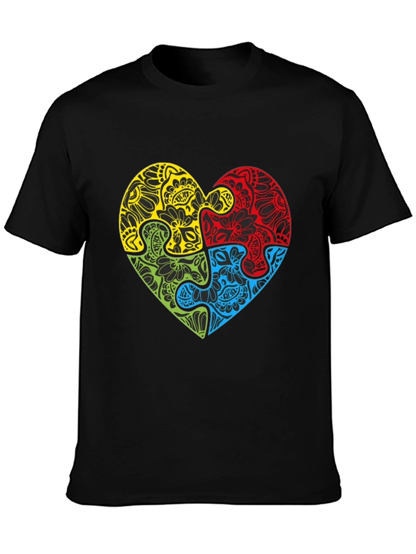 Autism Awareness Puzzle Heart T-Shirt