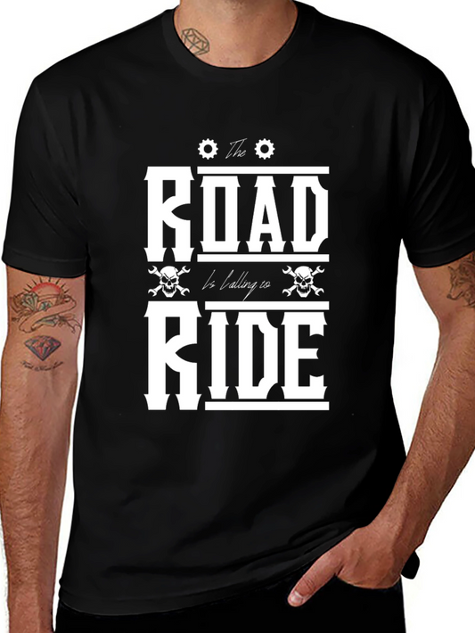 The Road is Calling Ride - Graphic T-Shirt