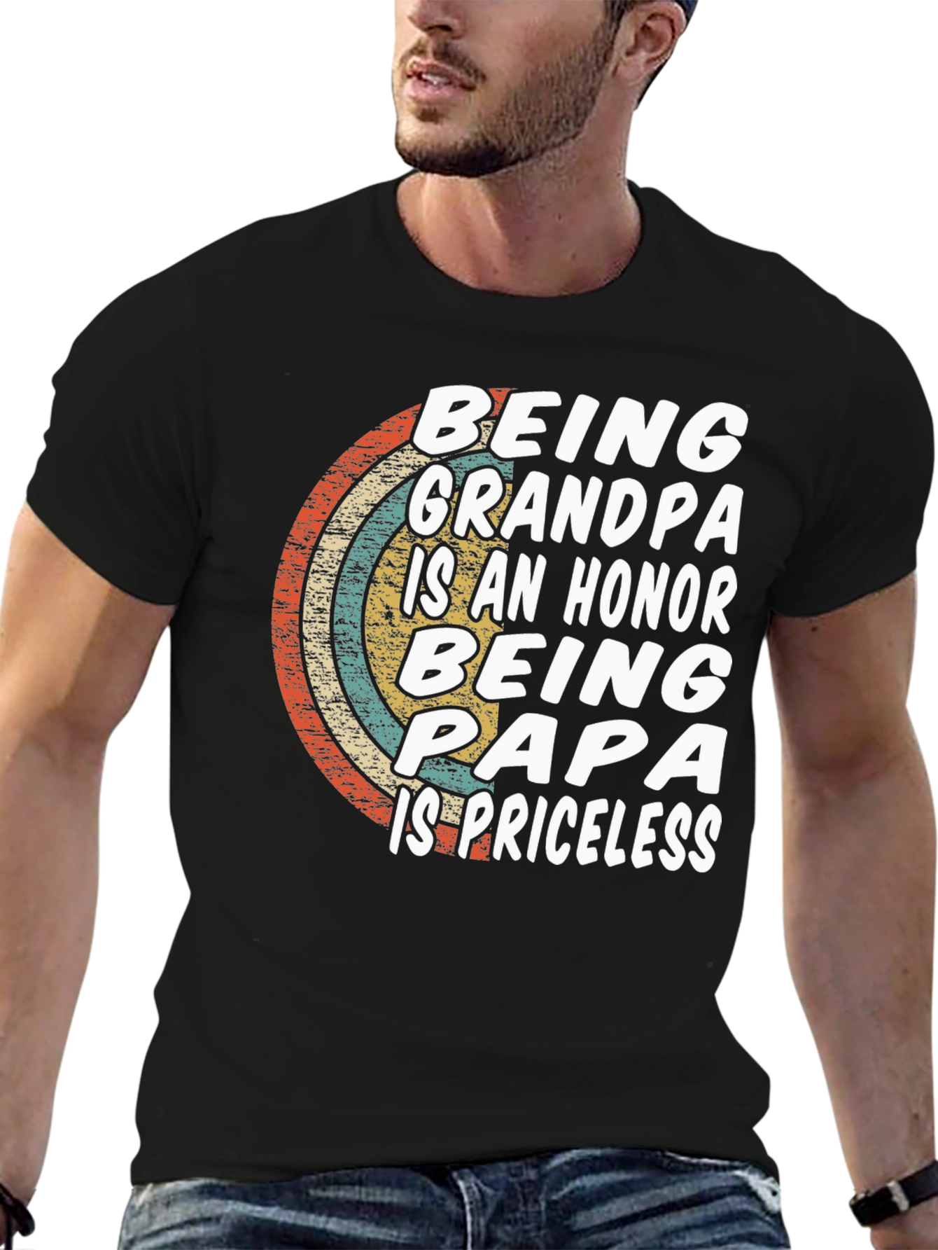 Being Grandpa Papa T-Shirt