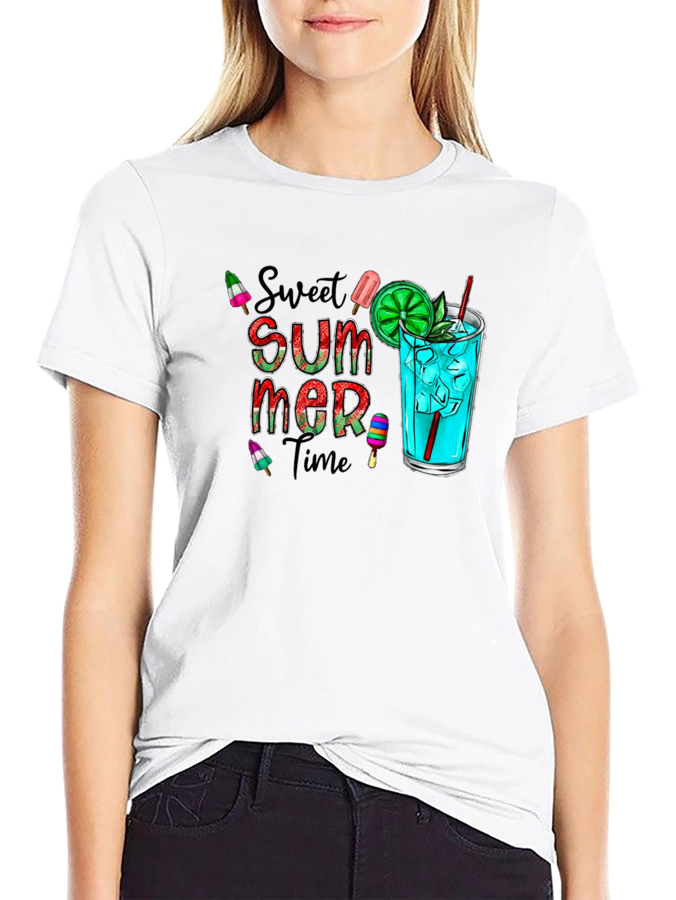 Sweet Summer Time Graphic T-Shirt