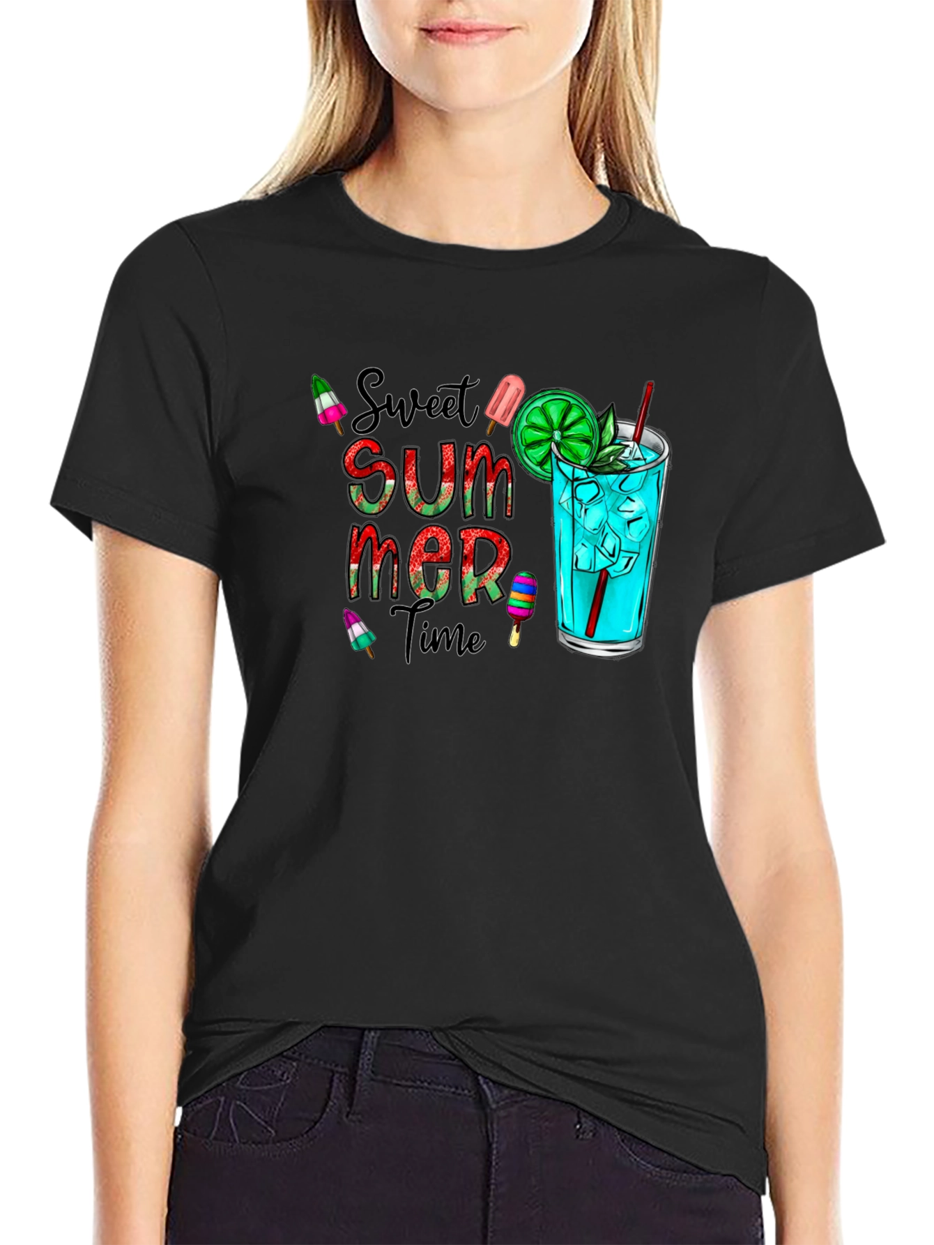 Sweet Summer Time Graphic T-Shirt