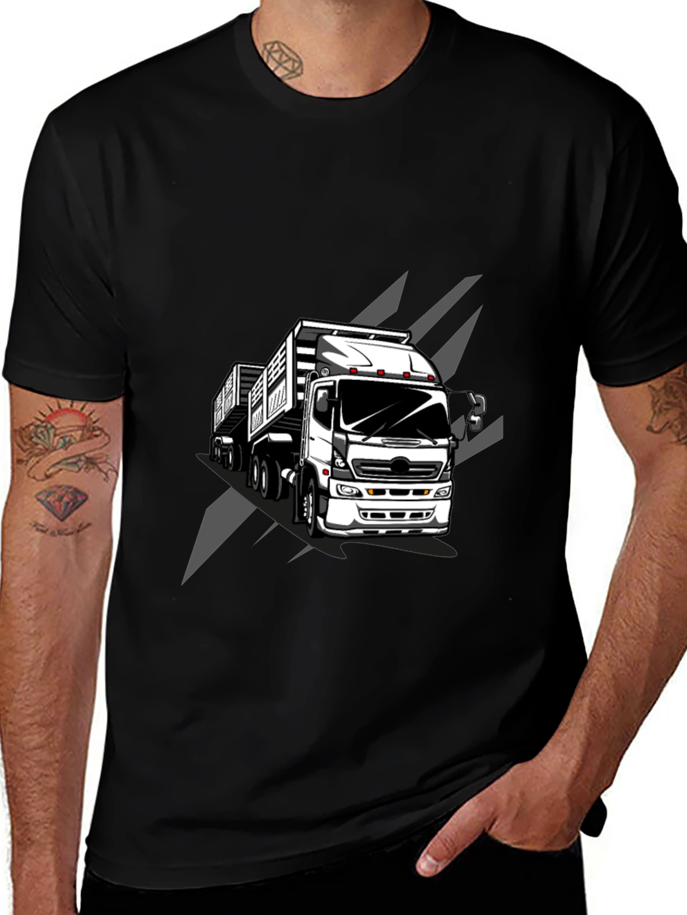 Truck Graphic Tee - Black
