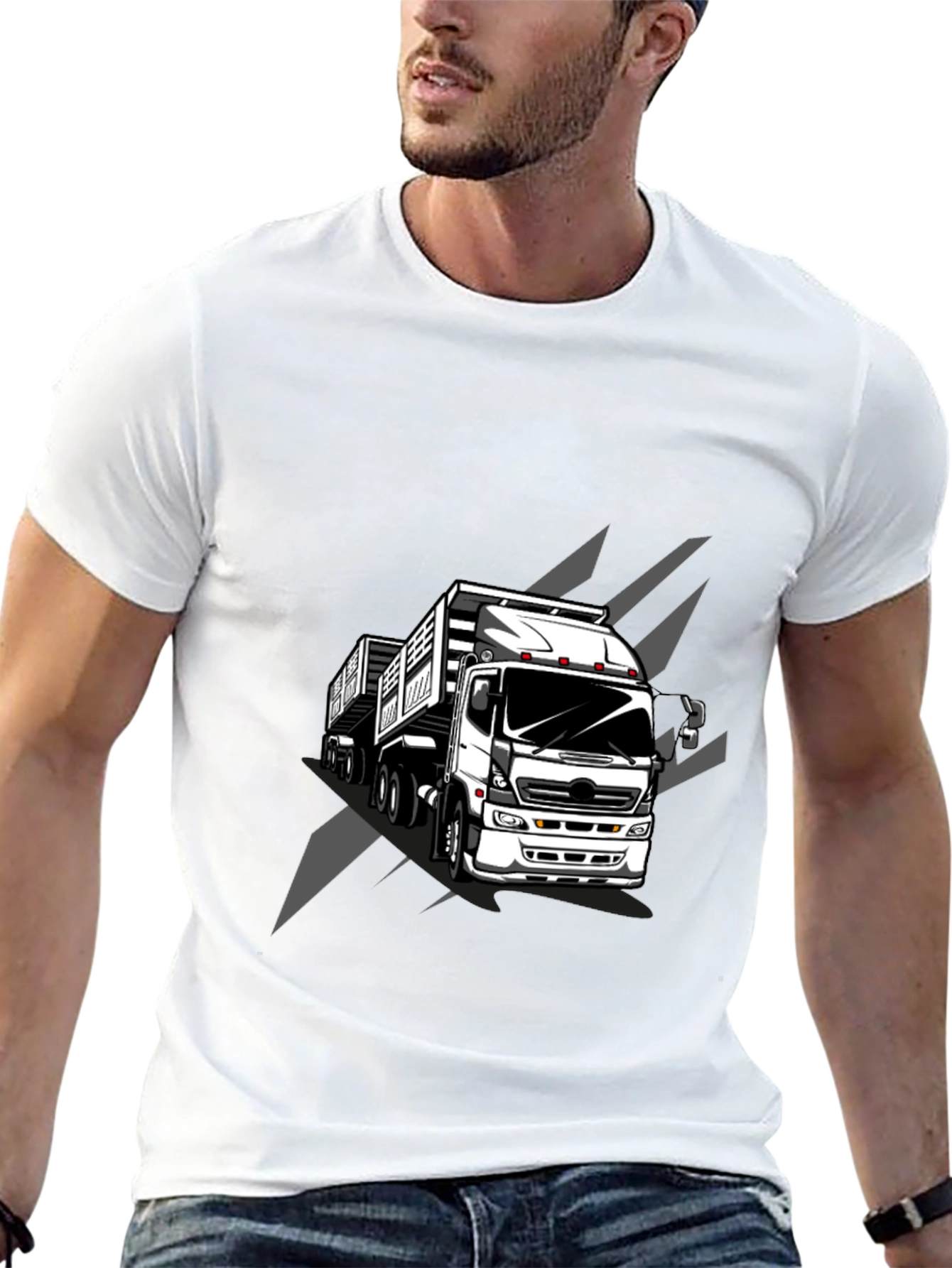 Truck Graphic Tee - Black
