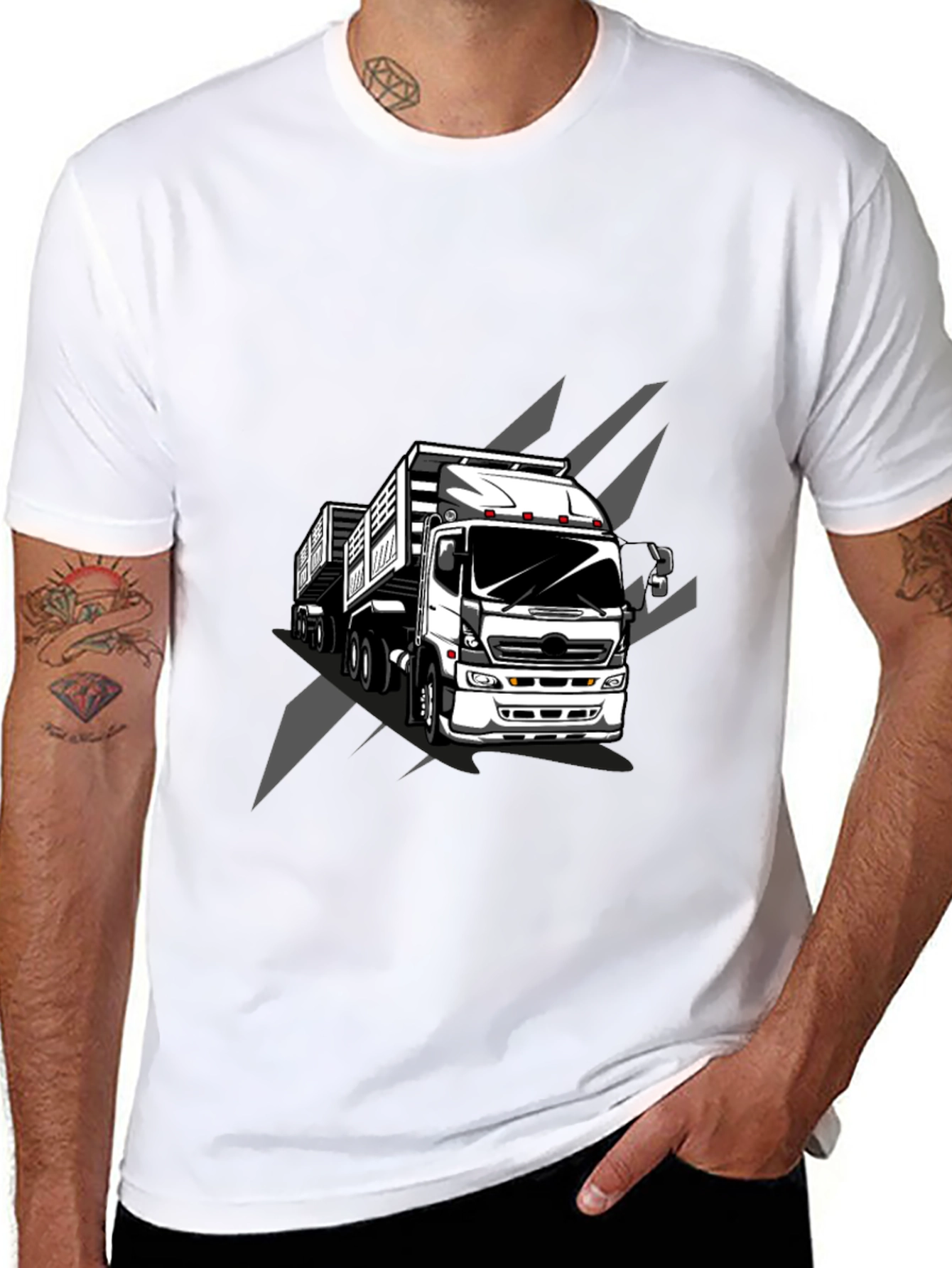 Truck Graphic Tee - Black