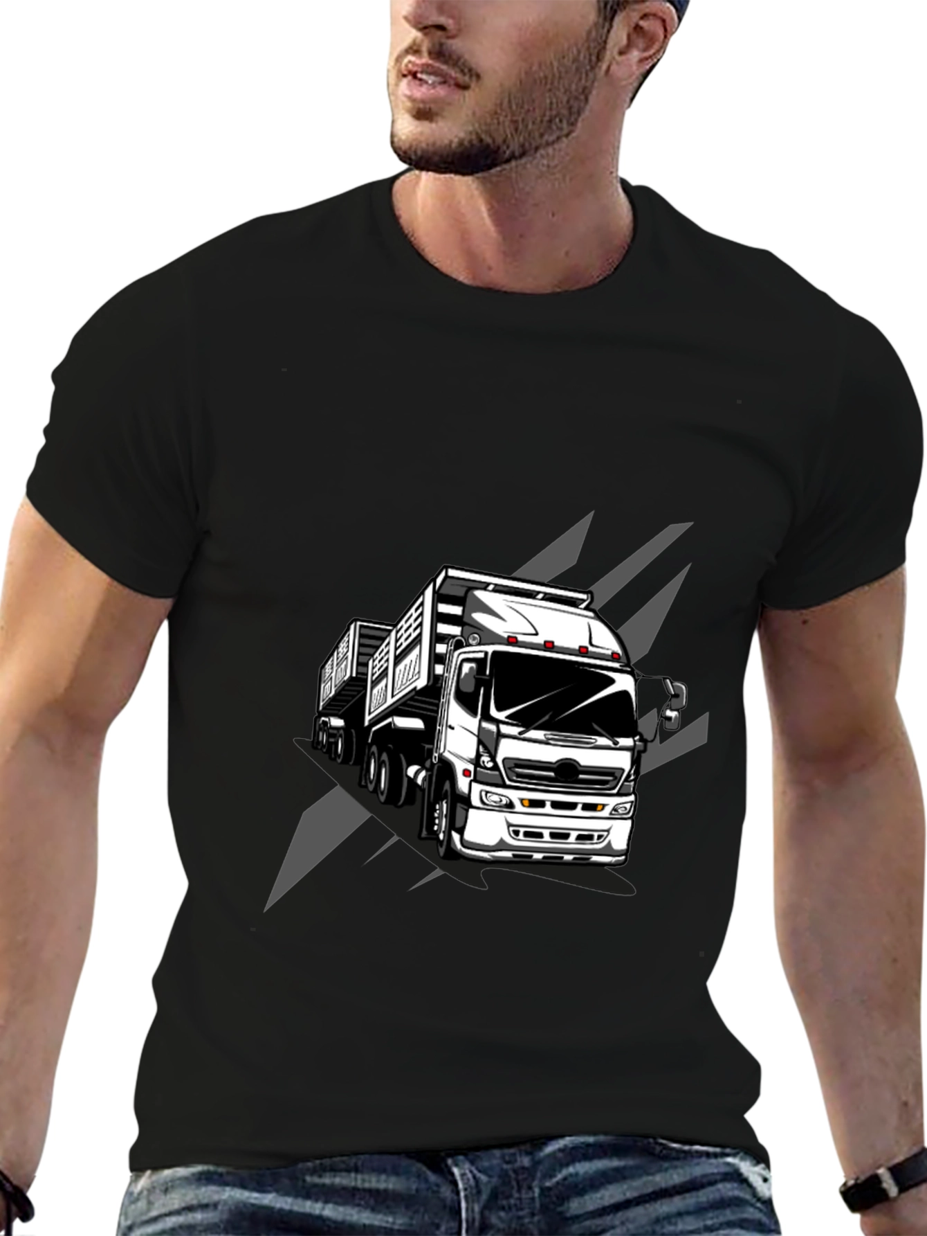 Truck Graphic Tee - Black