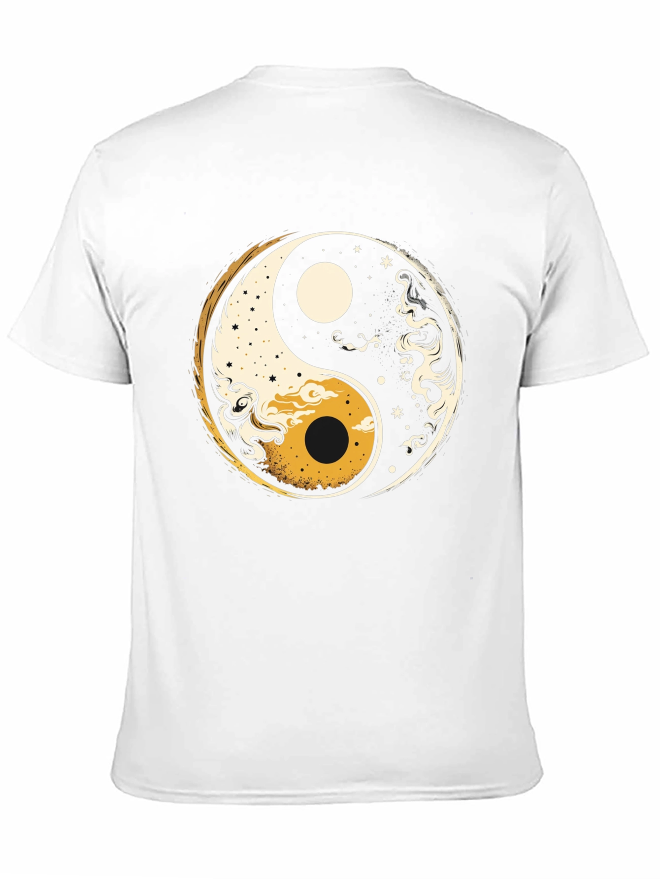 Yin Yang Graphic Tee - Black