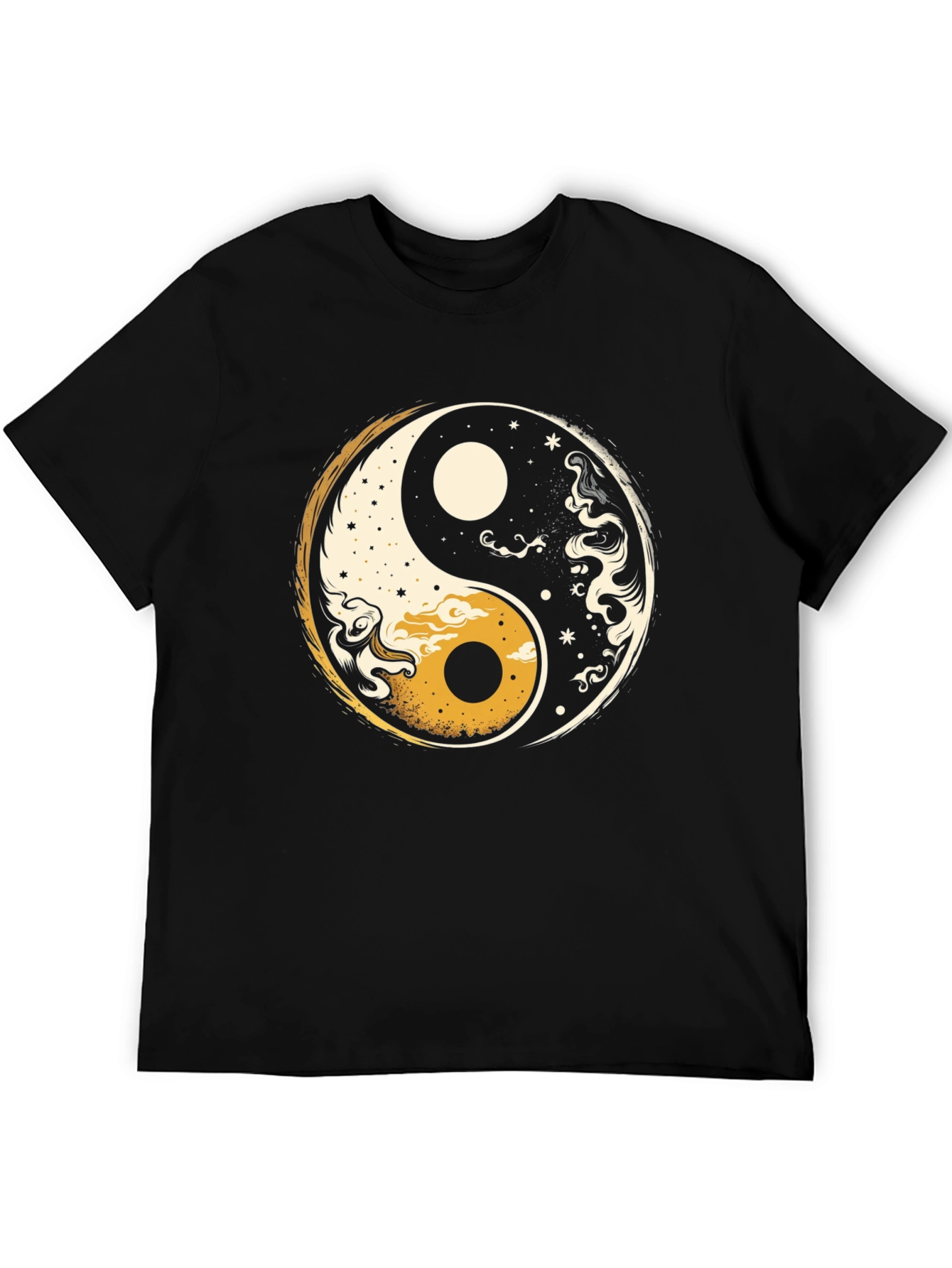 Yin Yang Graphic Tee - Black