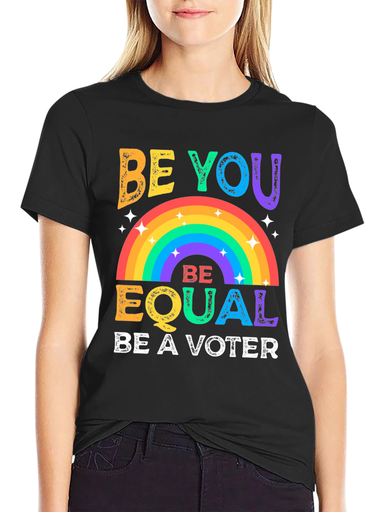 Be You Be Equal Voter Graphic T-Shirt