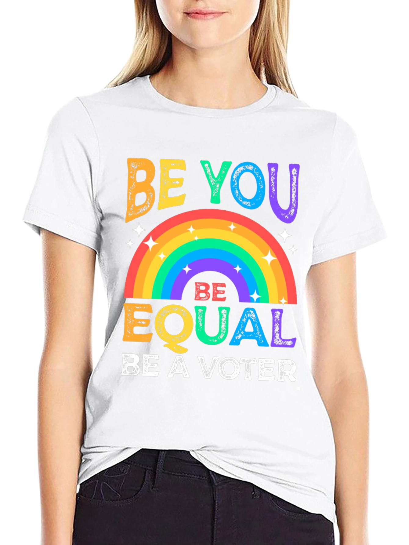 Be You Be Equal Voter Graphic T-Shirt