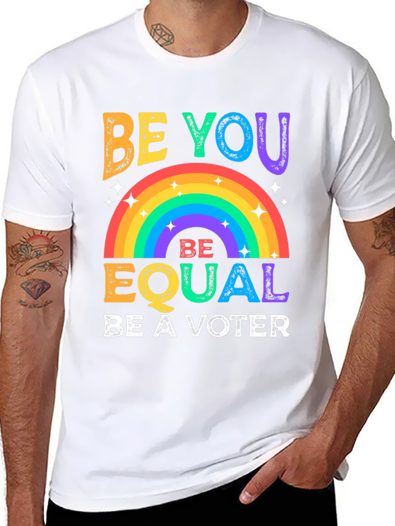 Be You Be Equal Voter Graphic T-Shirt
