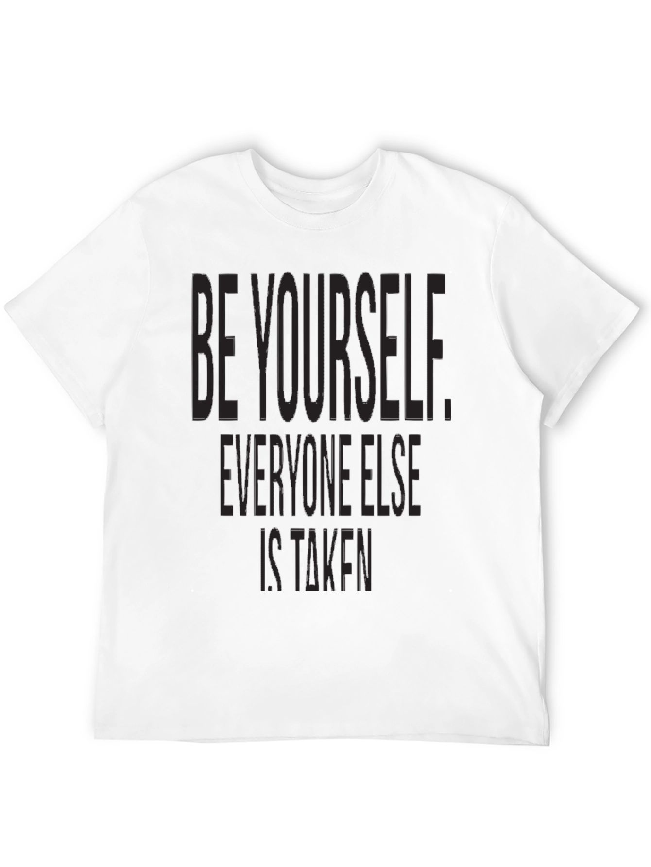 Be Yourself Graphic Tee - Black T-Shirt