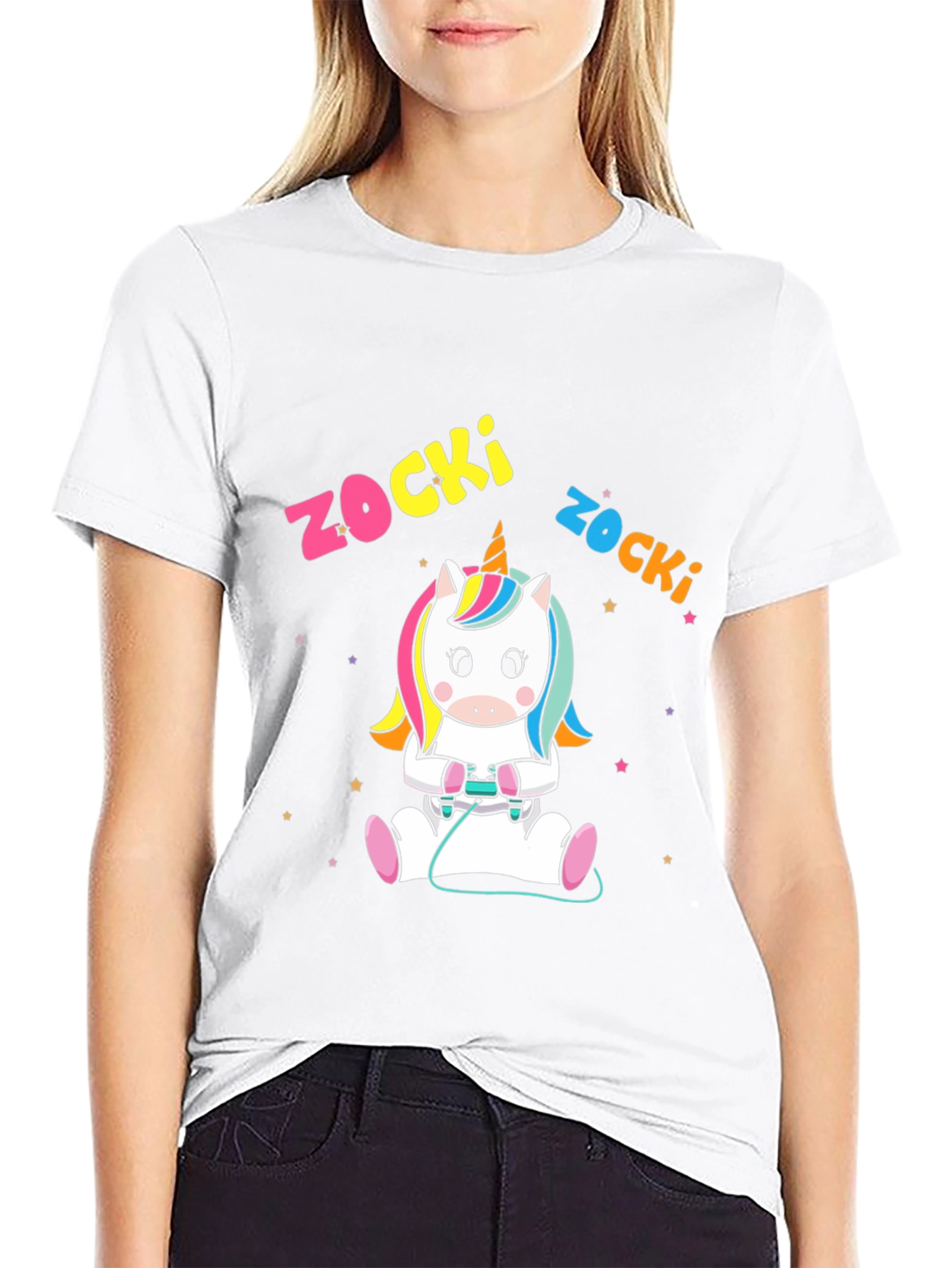 Zocki Gaming Unicorn Black T-Shirt