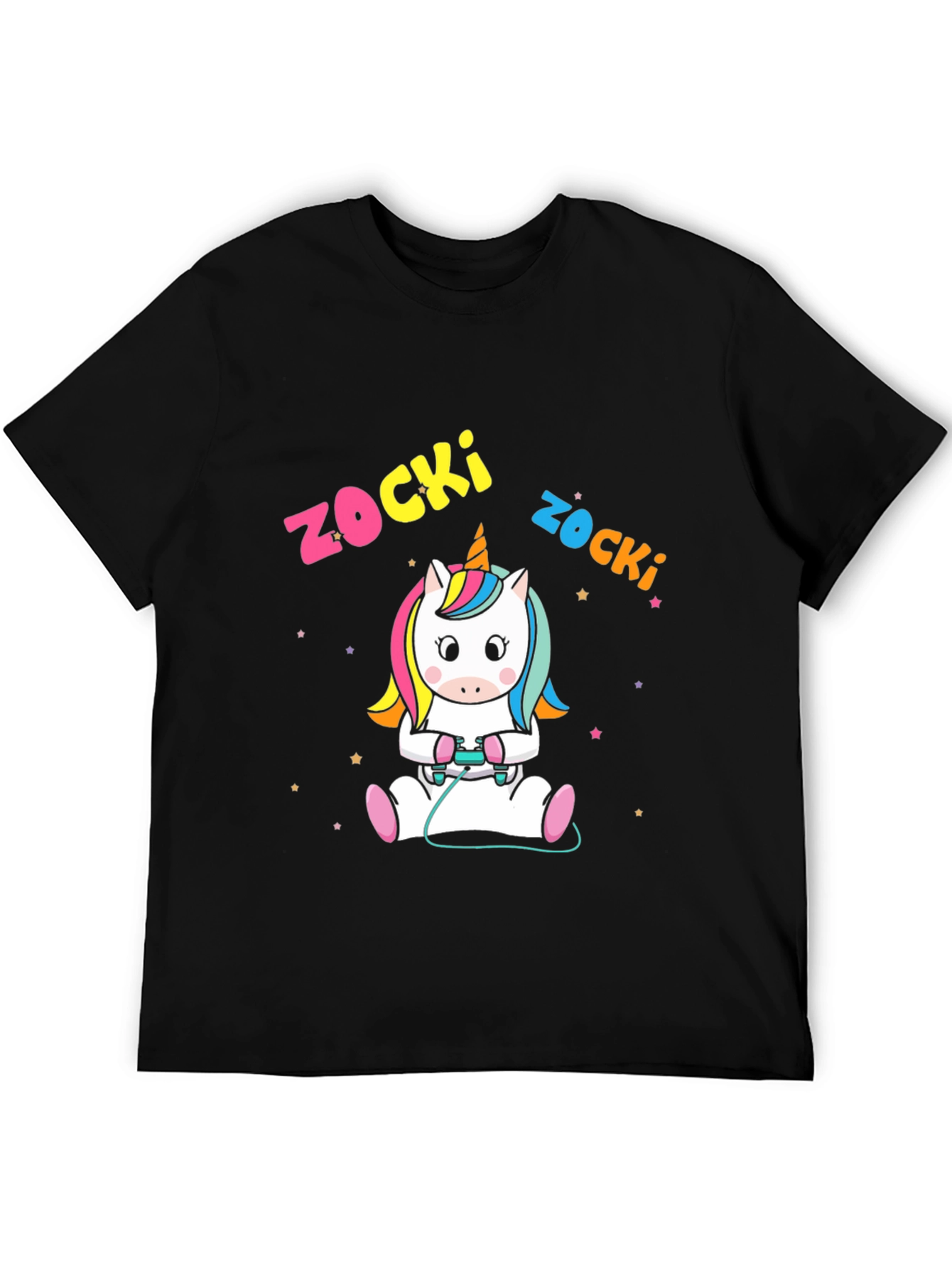 Zocki Gaming Unicorn Black T-Shirt