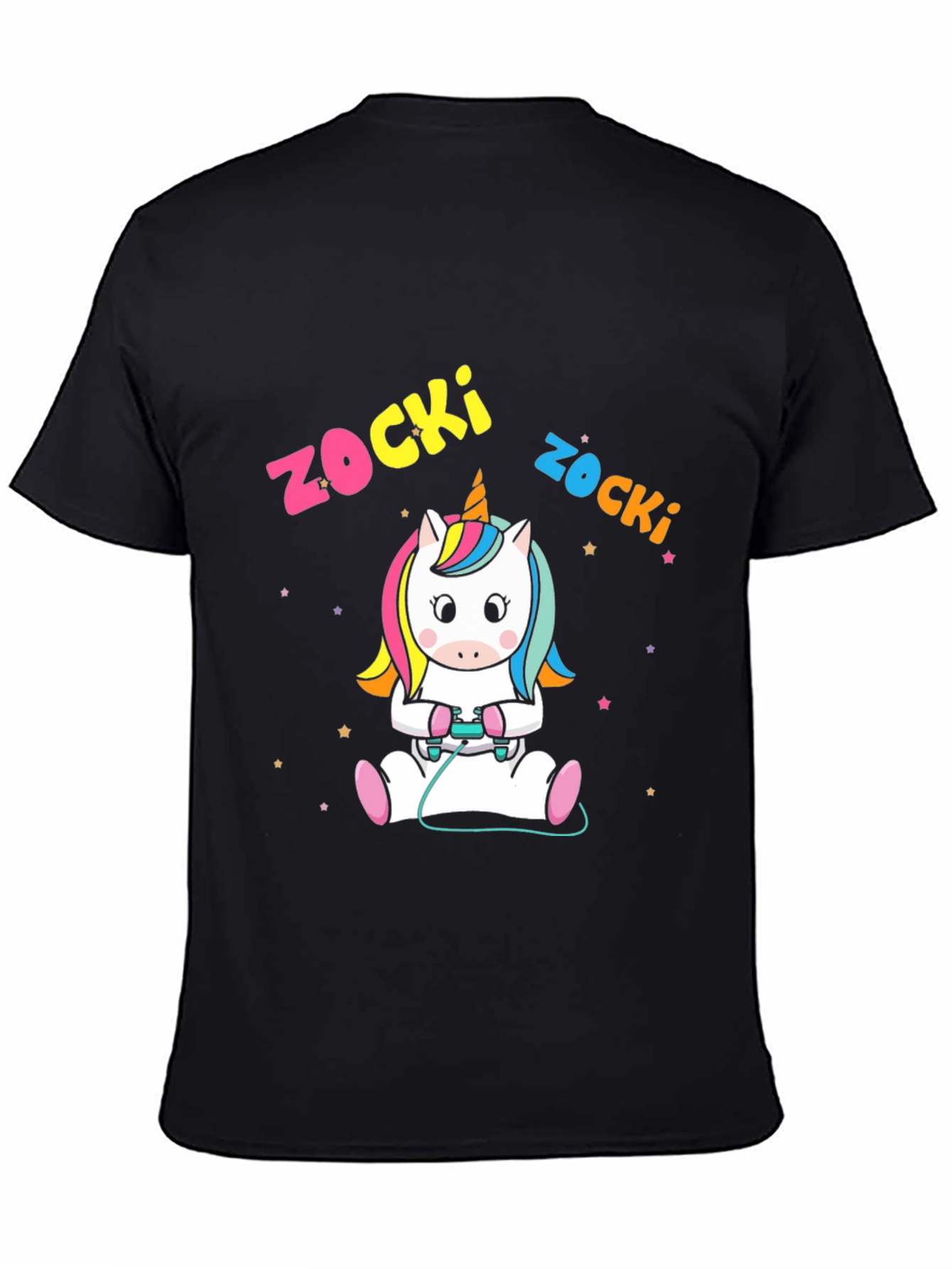 Zocki Gaming Unicorn Black T-Shirt