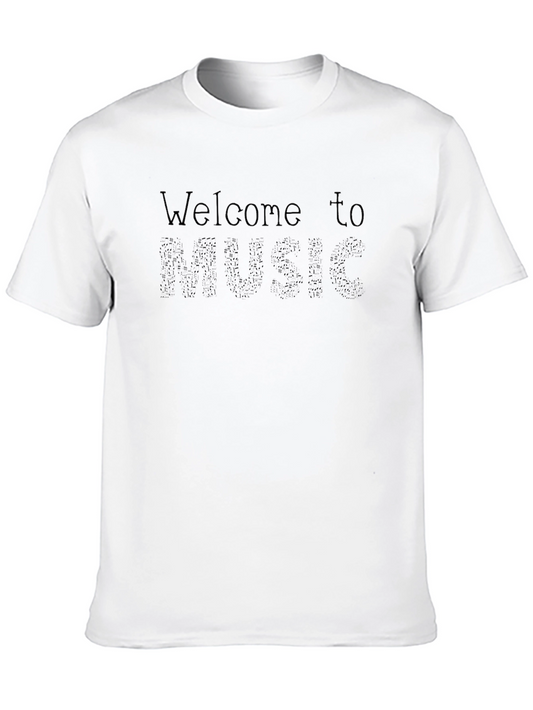 Welcome to Music Graphic Tee
