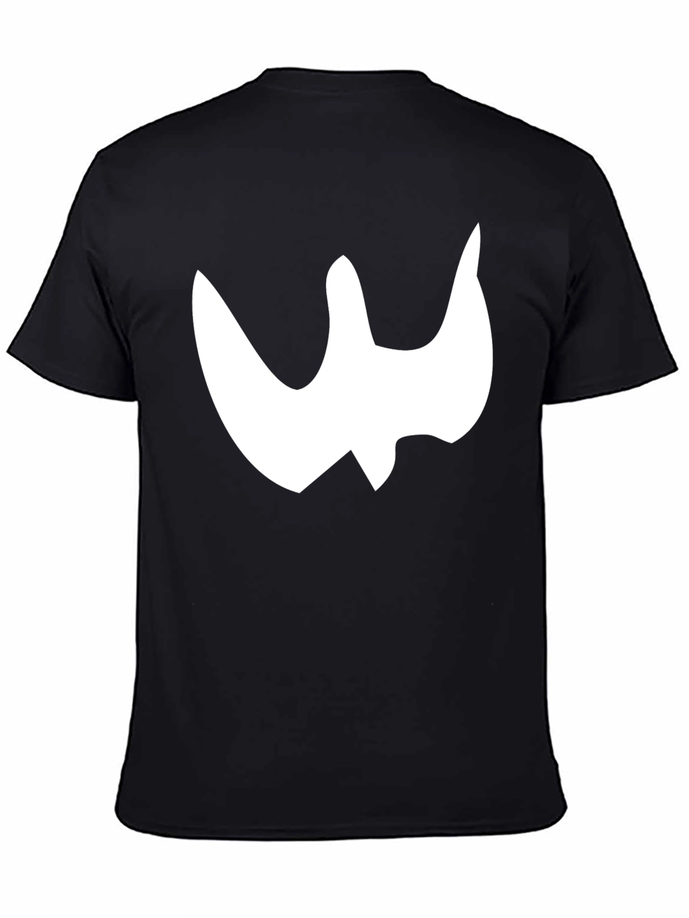 Abstract Graphic Print Black T-Shirt
