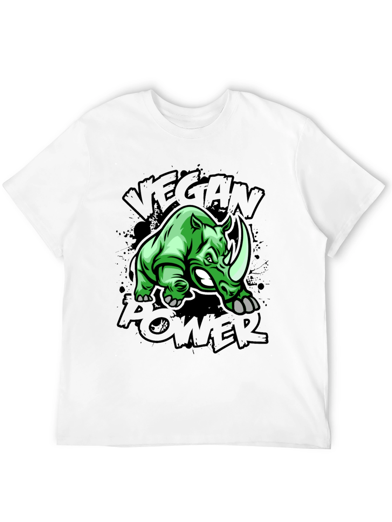 Vegan Power Rhino T-Shirt