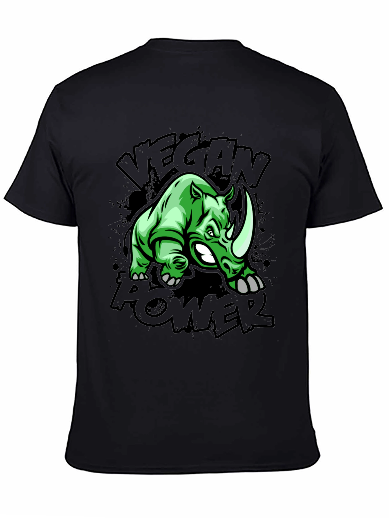 Vegan Power Rhino T-Shirt