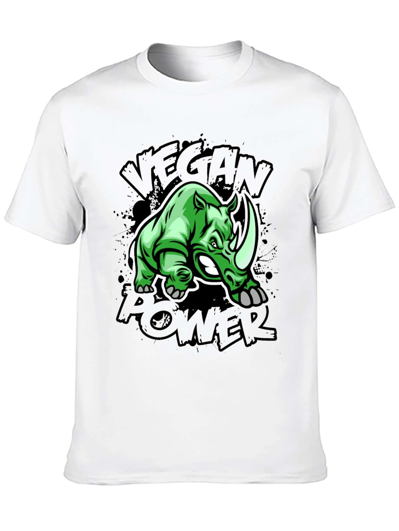 Vegan Power Rhino T-Shirt