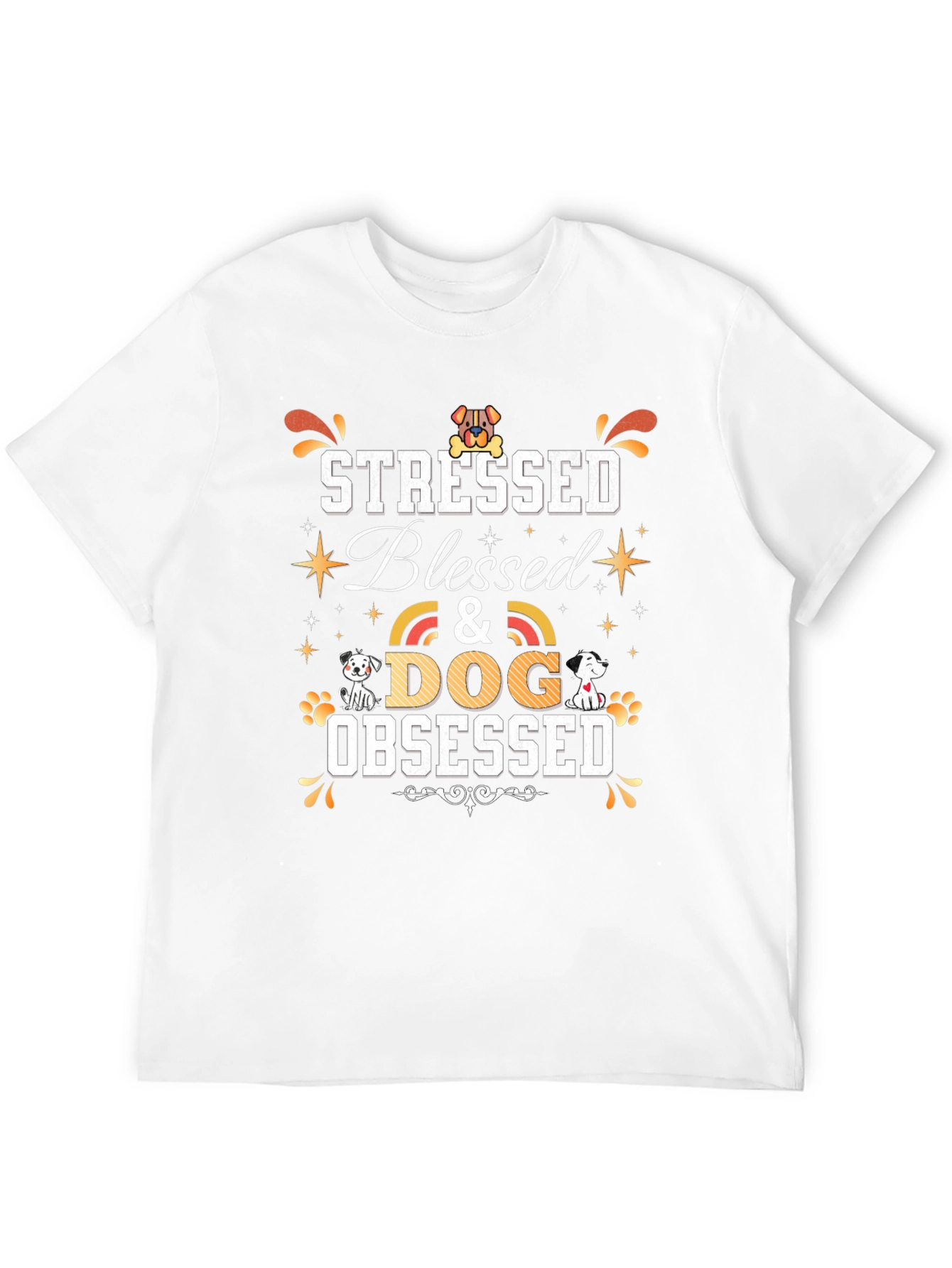 Stressed Blessed & Dog Obsessed T-Shirt