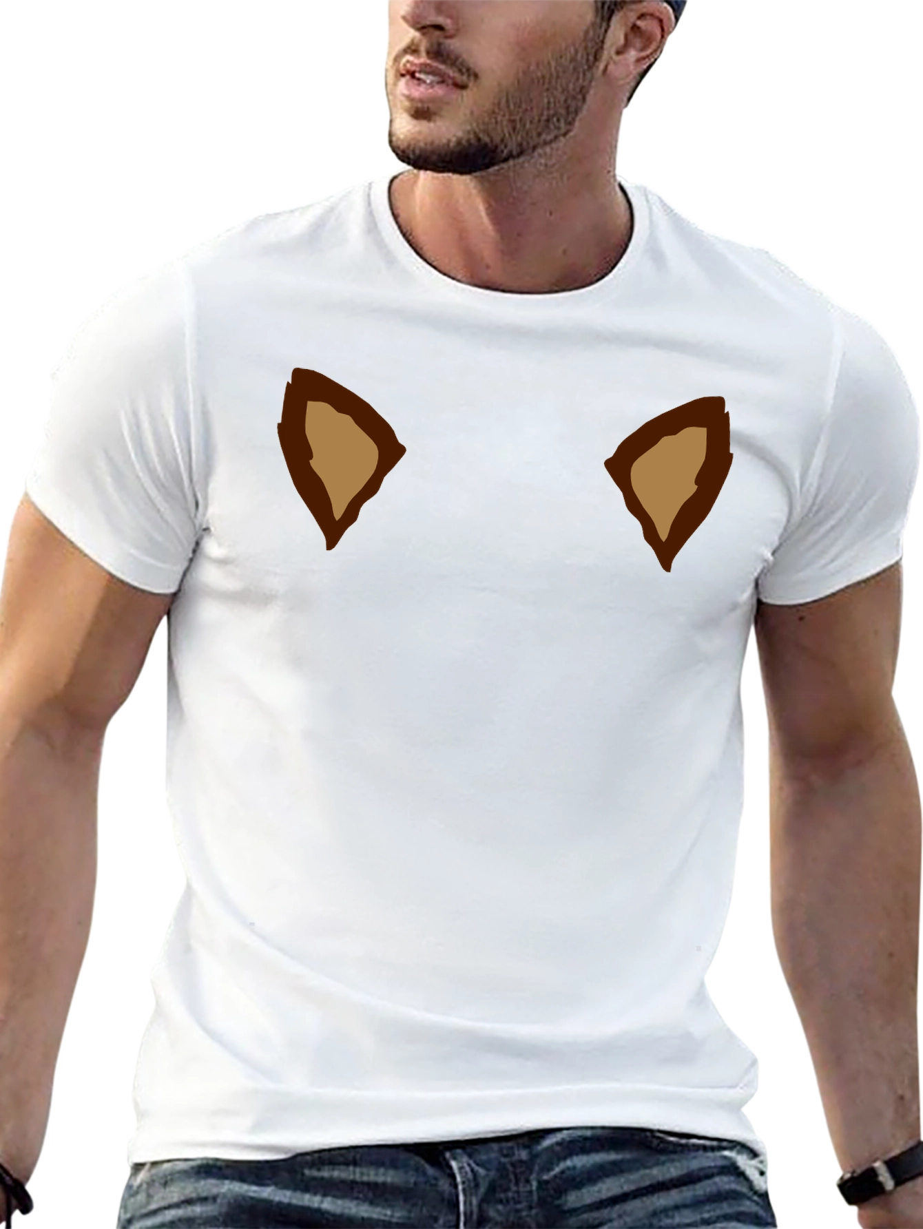 Bear Ears Graphic Black T-Shirt