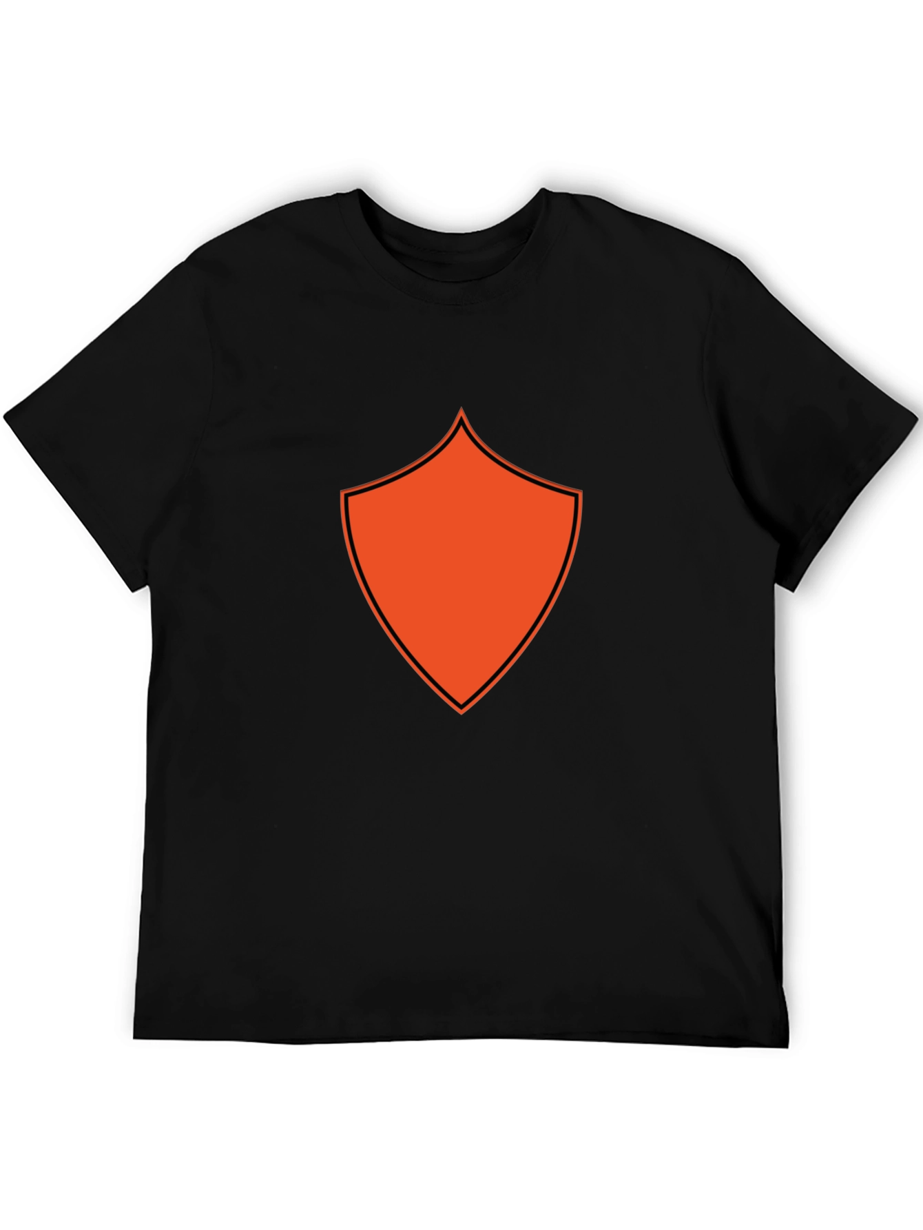 Bold Shield Graphic Black T-Shirt
