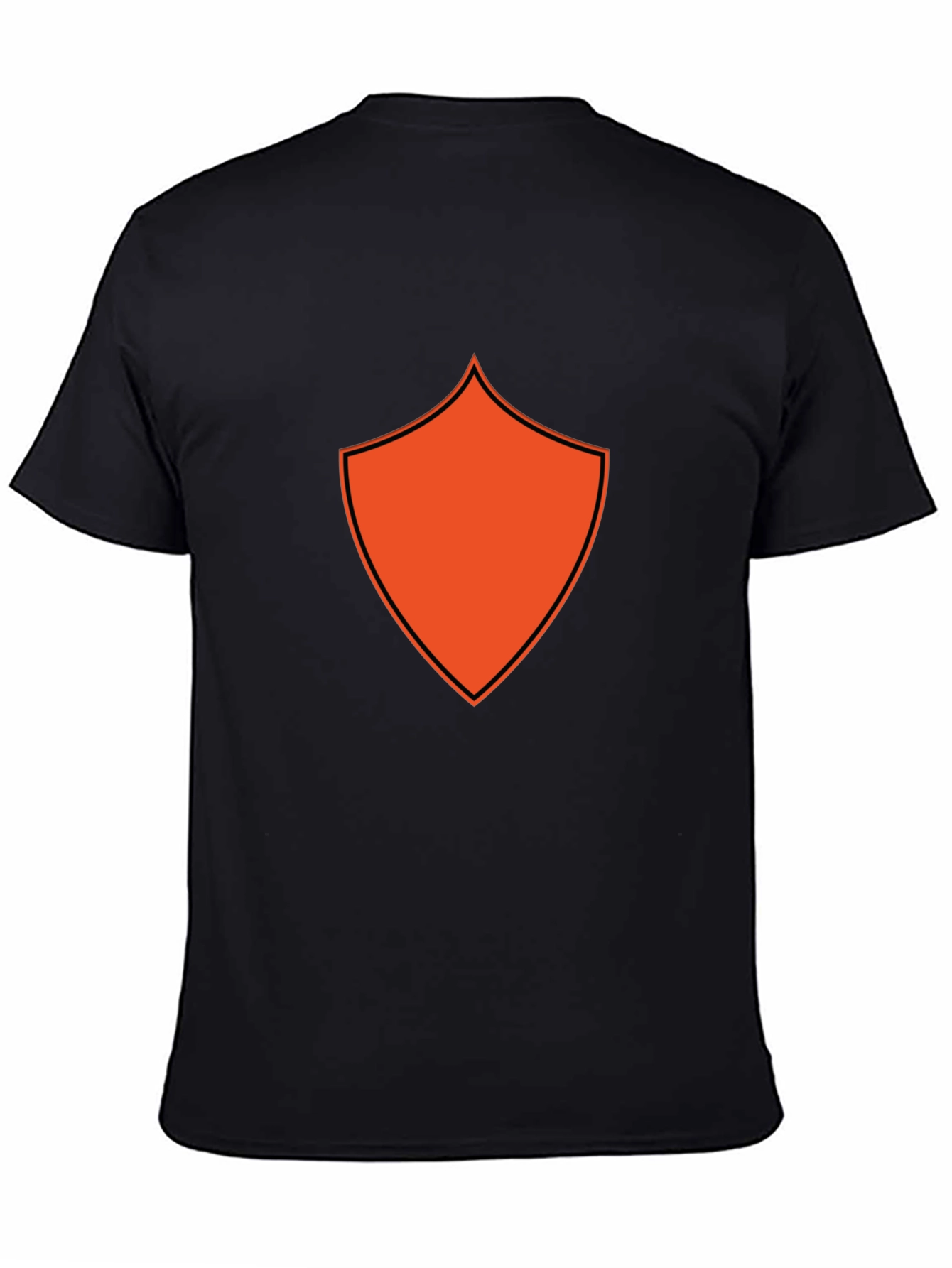 Bold Shield Graphic Black T-Shirt