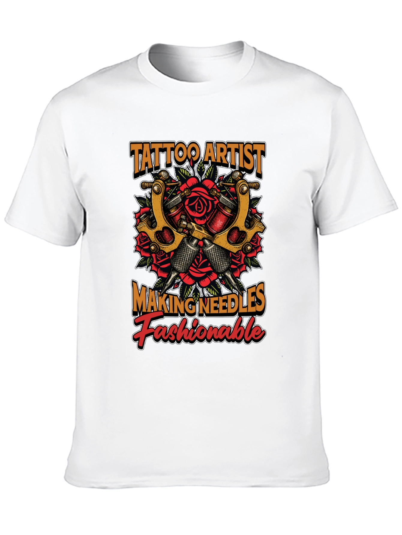 Tattoo Artist Needles Fashionable Graphic T-Shirt
