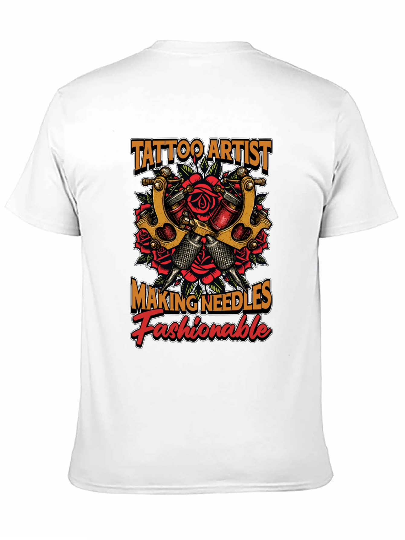 Tattoo Artist Needles Fashionable Graphic T-Shirt