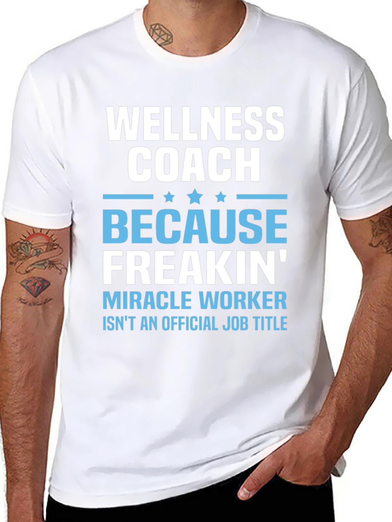Wellness Coach Funny T-Shirt - Miracle Worker