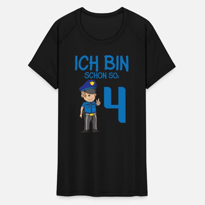 4th Birthday Policeman I am already Four Boys