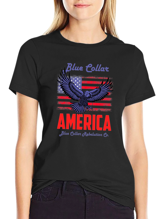 Blue Collar America Eagle Graphic Tee