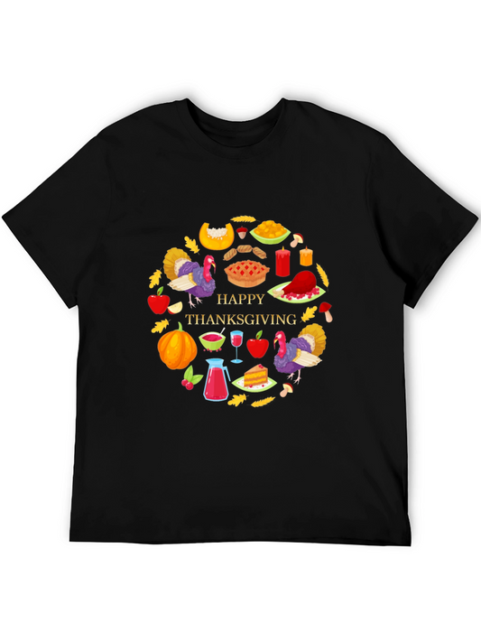 Thanksgiving Graphic Tee - Festive Holiday Shirt