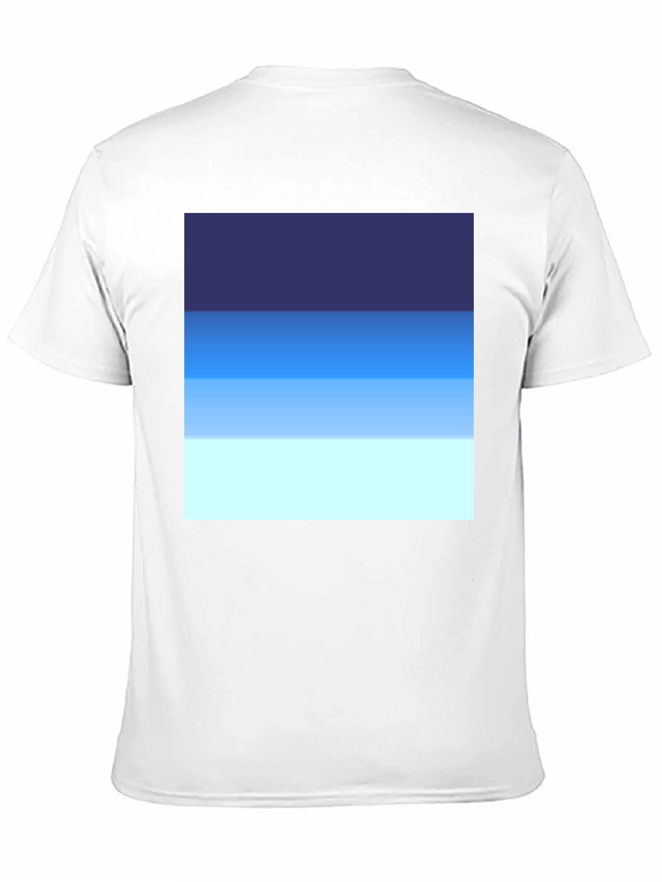 Blue Gradient T-Shirt - Casual Comfort