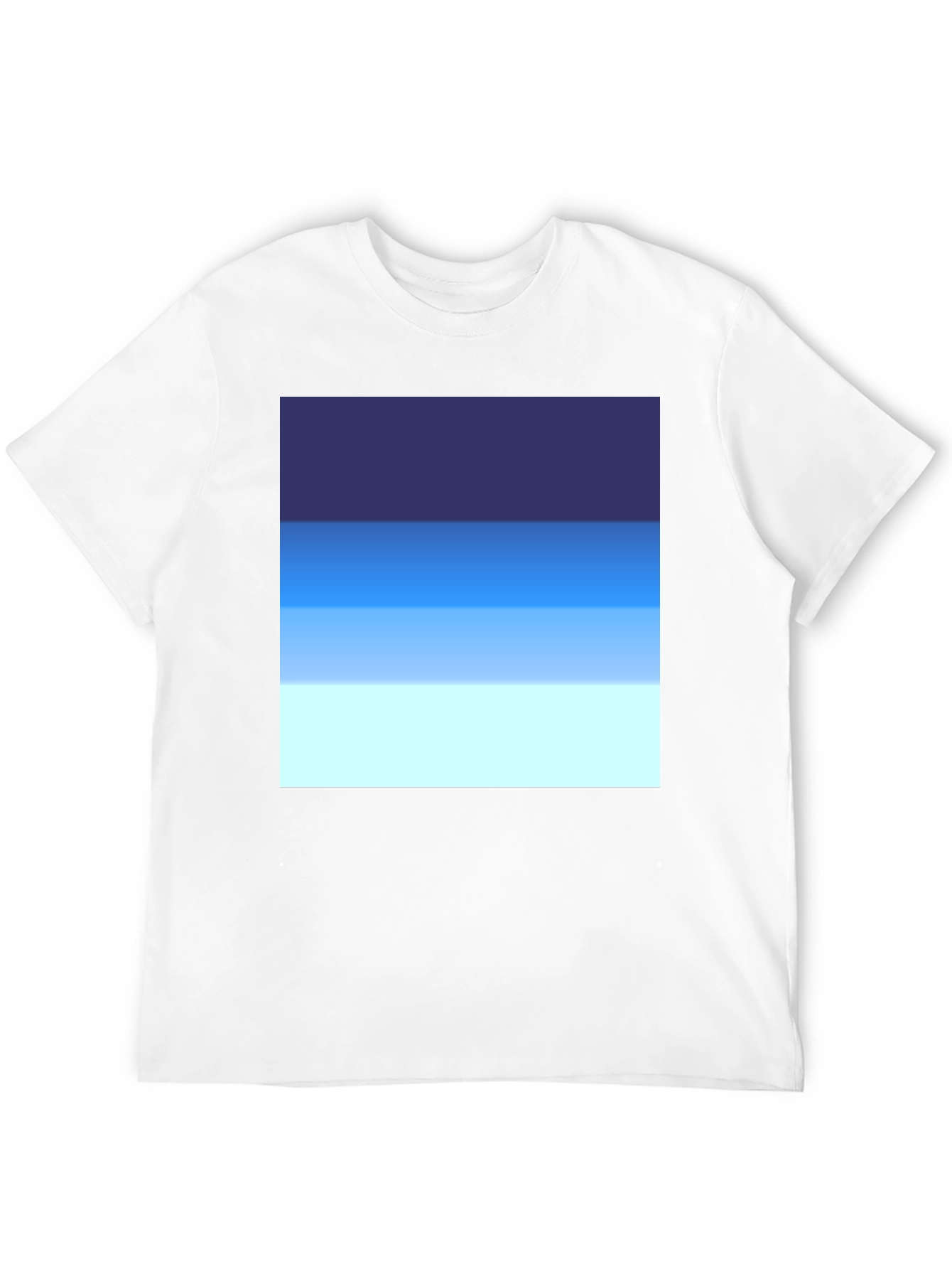 Blue Gradient T-Shirt - Casual Comfort