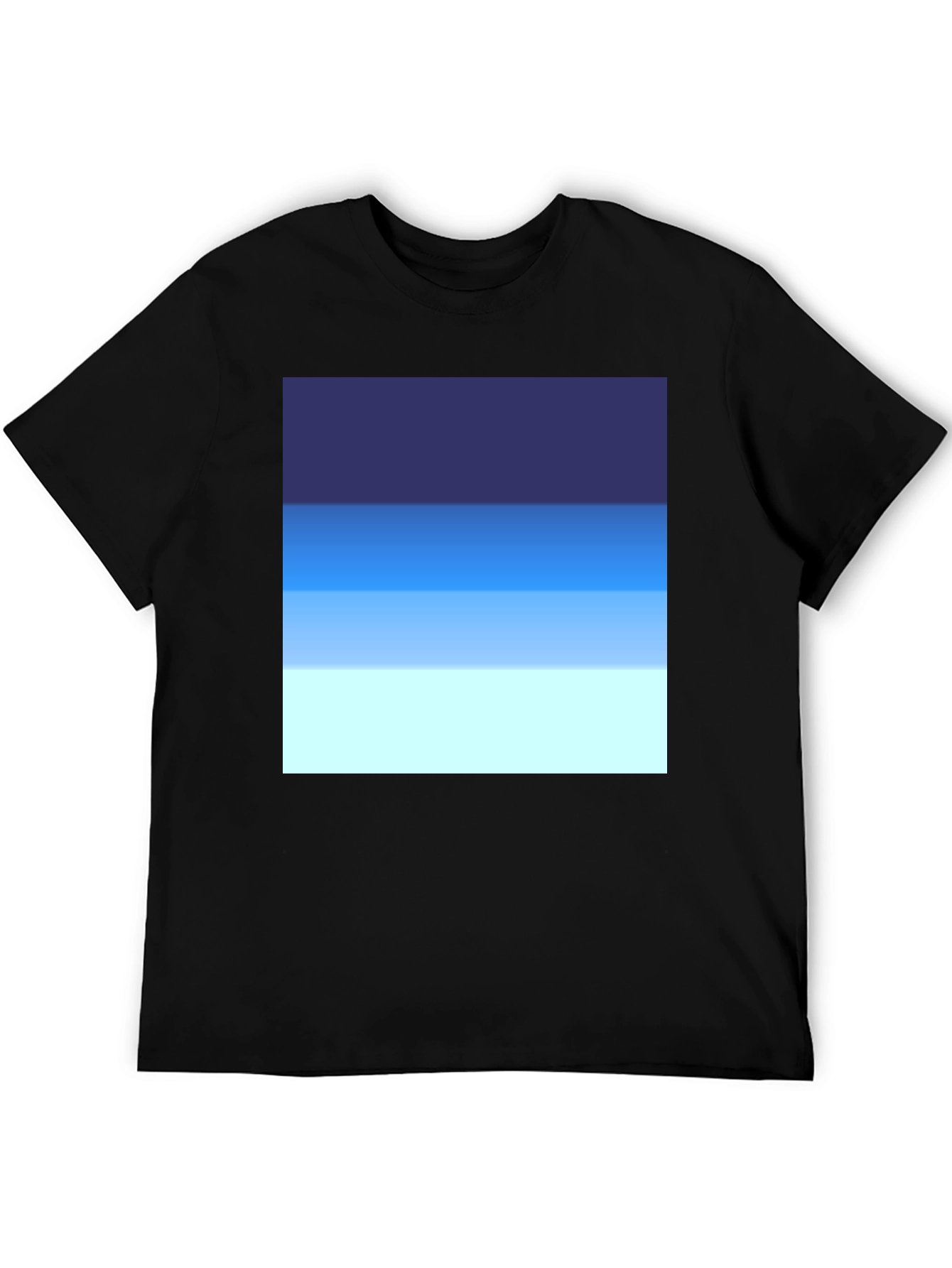 Blue Gradient T-Shirt - Casual Comfort