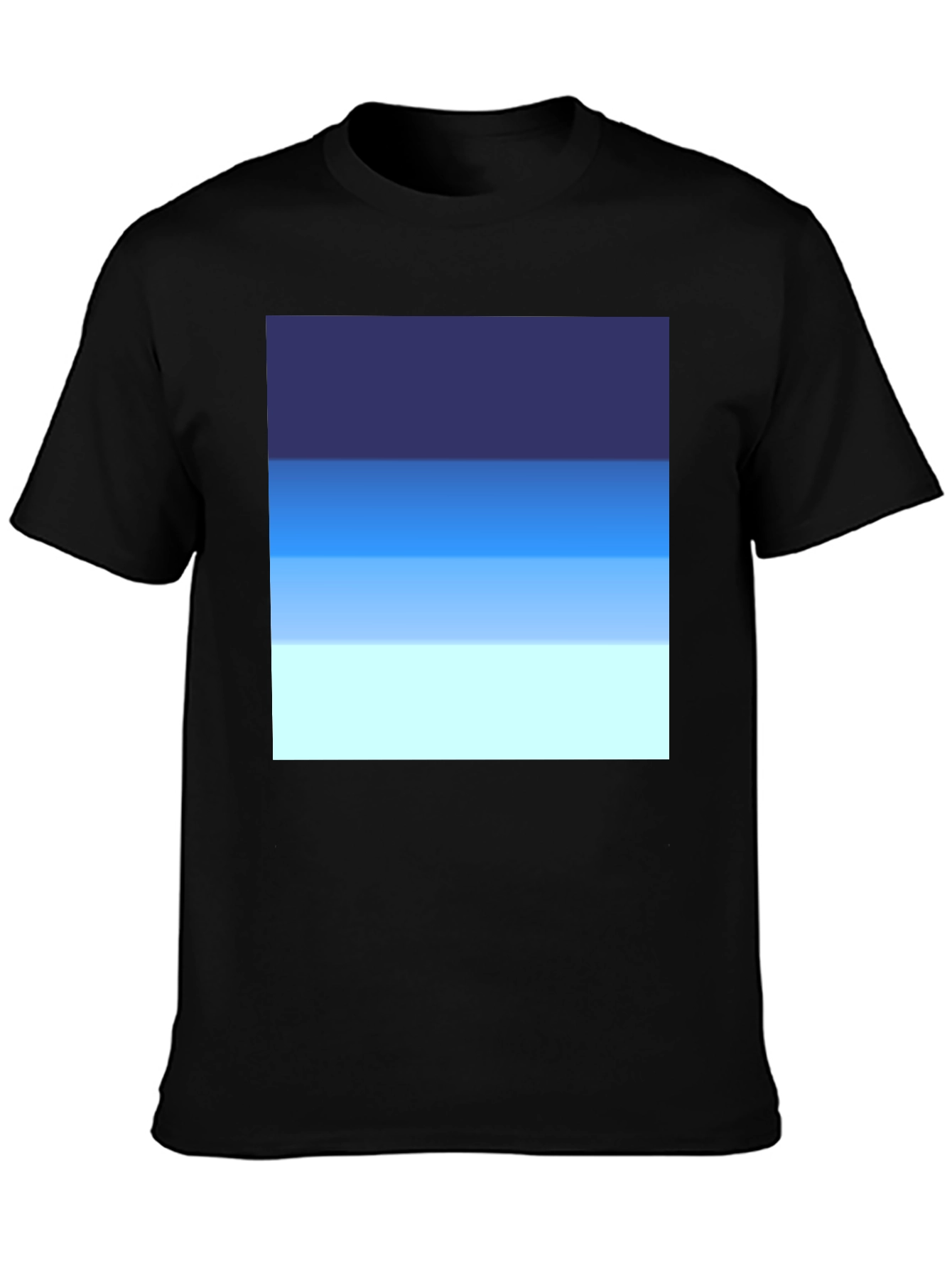Blue Gradient T-Shirt - Casual Comfort