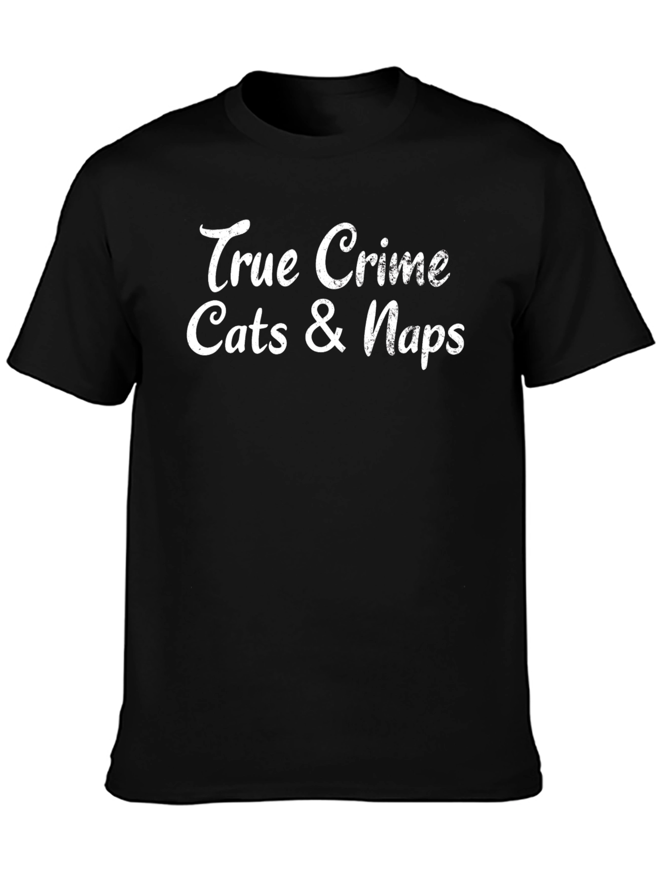 True Crime Cats & Naps Graphic Tee