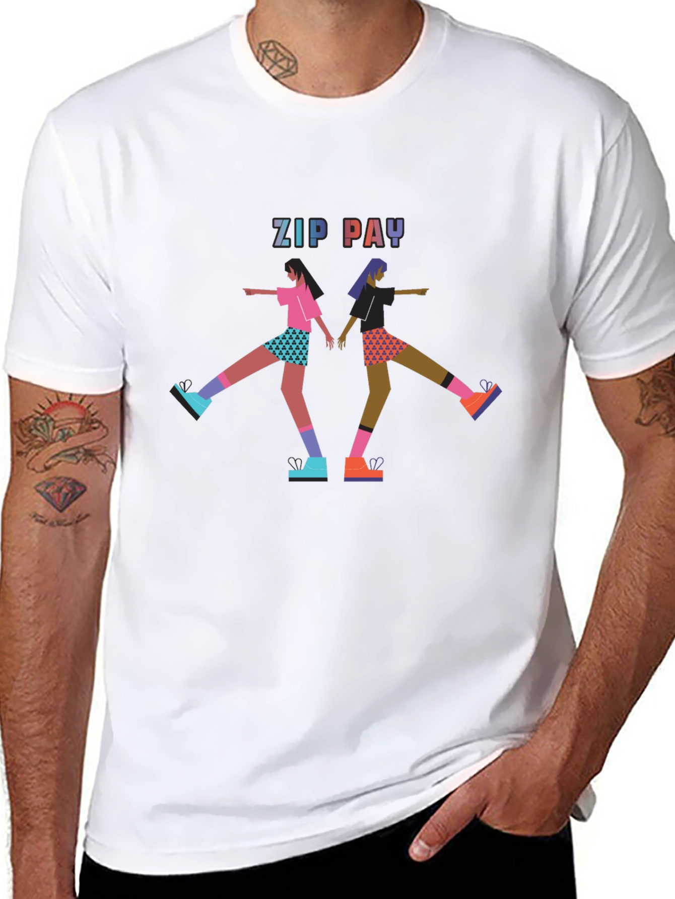 Zip Pay Graphic Tee - Cool Fashion