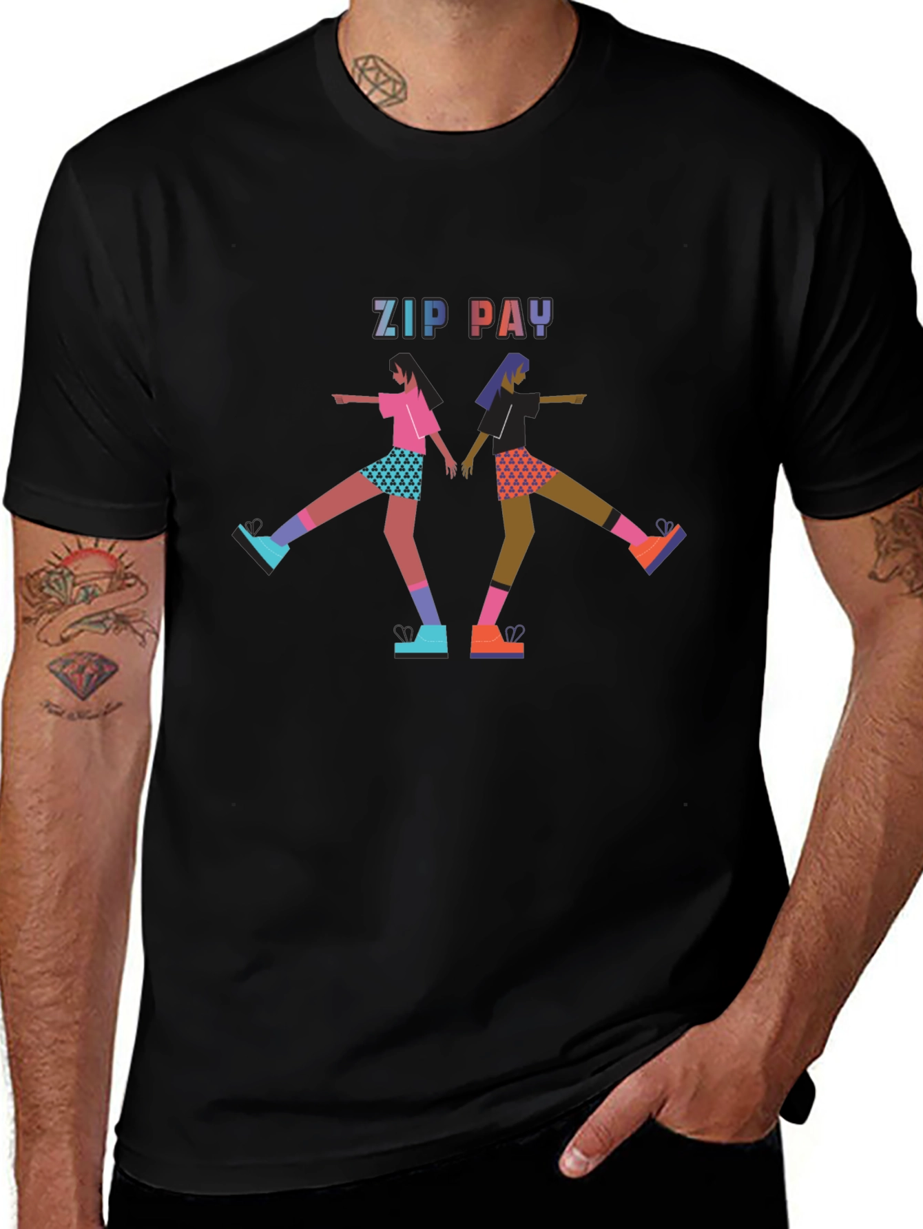 Zip Pay Graphic Tee - Cool Fashion